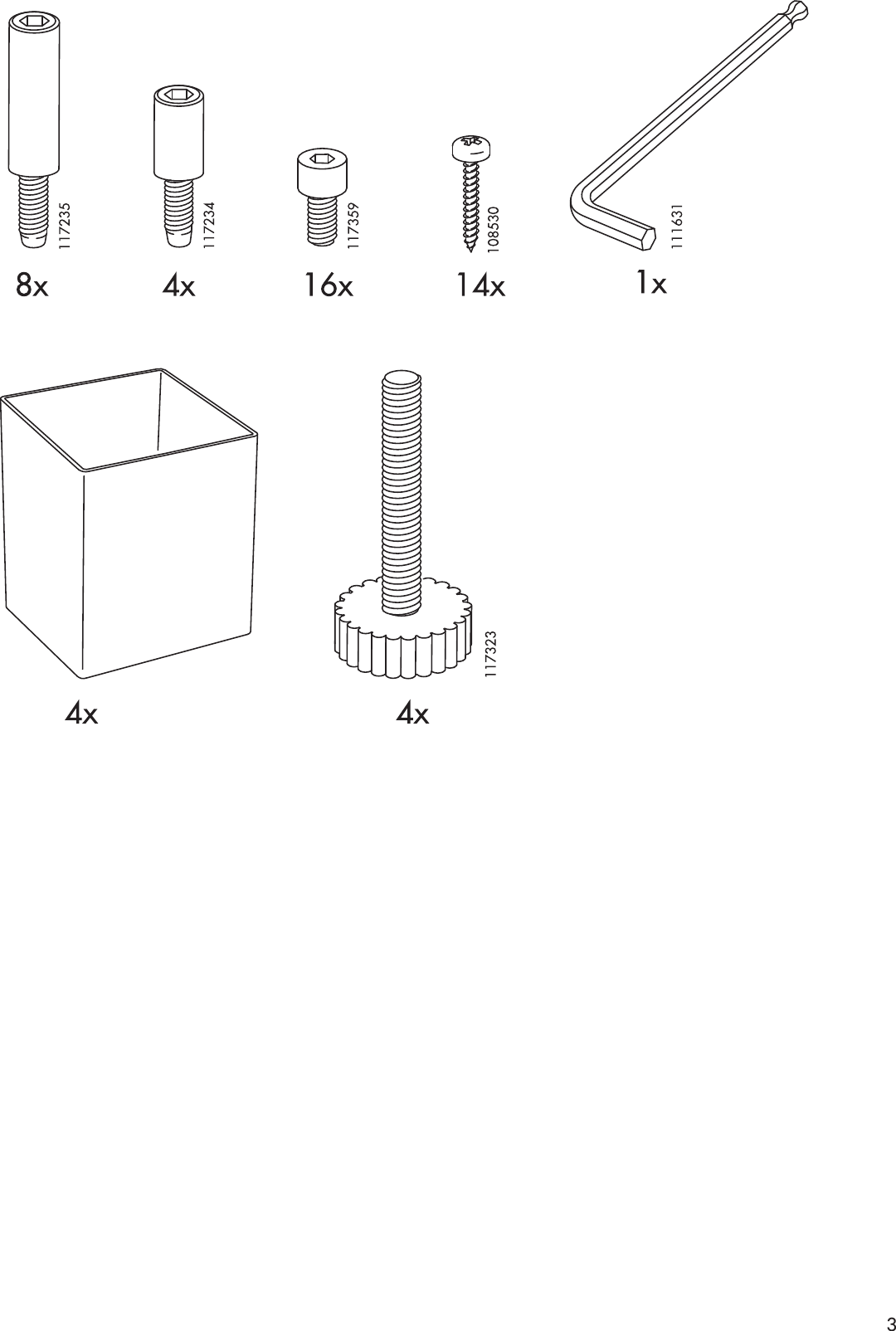 Page 3 of 12 - Ikea Ikea-Utby-Under-Frame-47-1-4X23-5-8X41-3-8-Assembly-Instruction