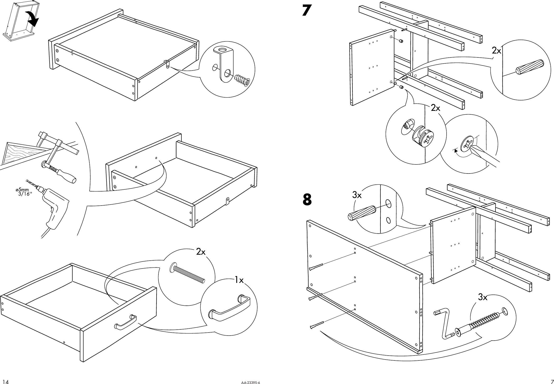 Page 7 of 10 - Ikea Ikea-Varde-Base-Cabinet-58X35-Assembly-Instruction