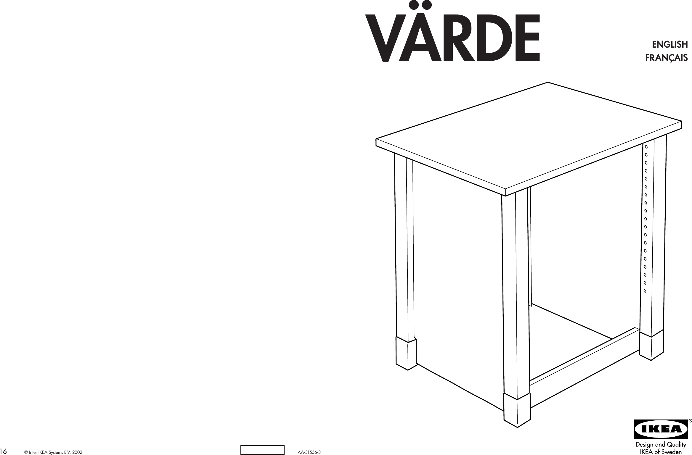 Ikea Varde Cabinet For Dishwasher 34x35 Assembly Instruction