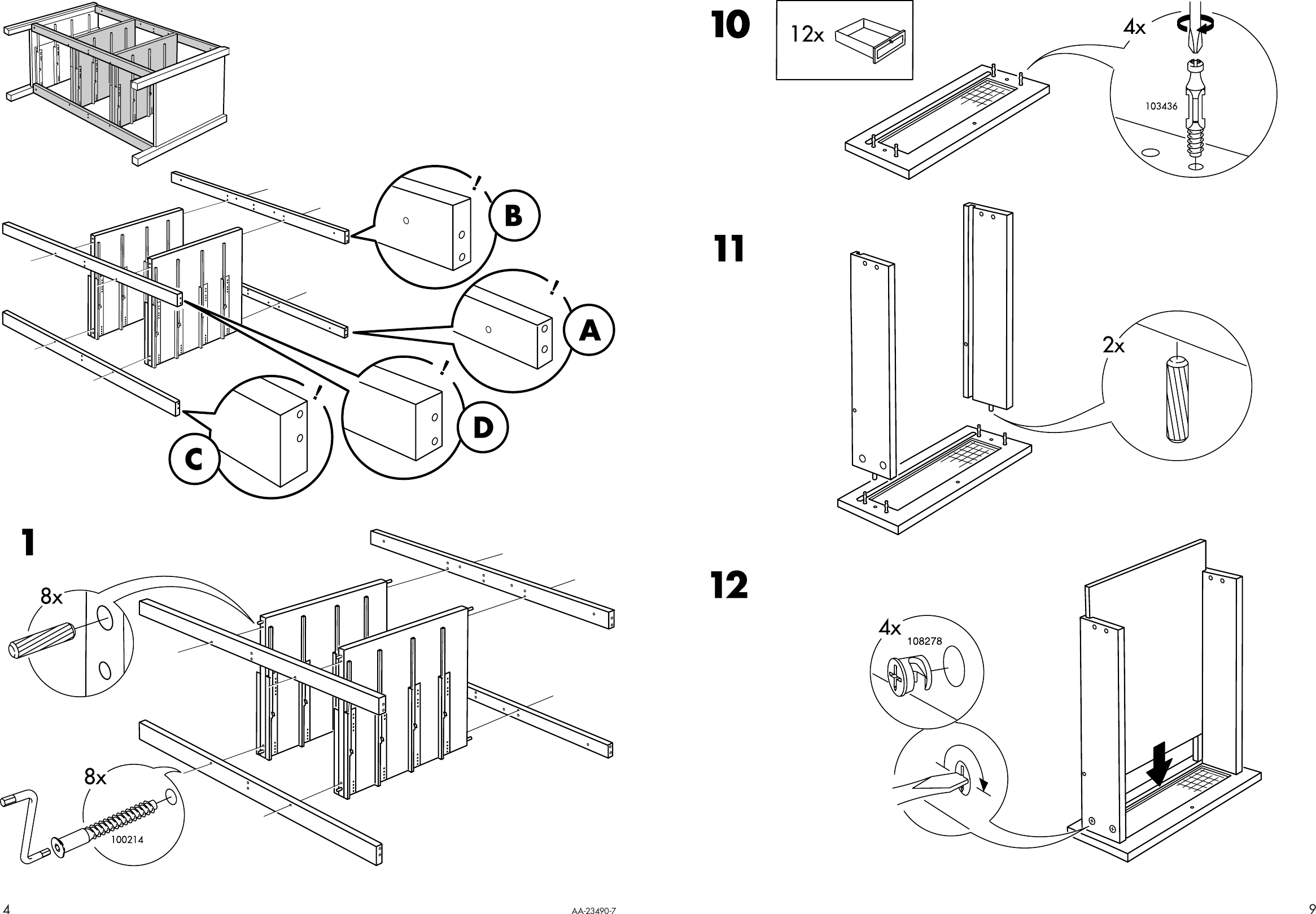 Page 4 of 6 - Ikea Ikea-Varde-Countertop-Storage-Unit-57X35-Assembly-Instruction-2  Ikea-varde-countertop-storage-unit-57x35-assembly-instruction