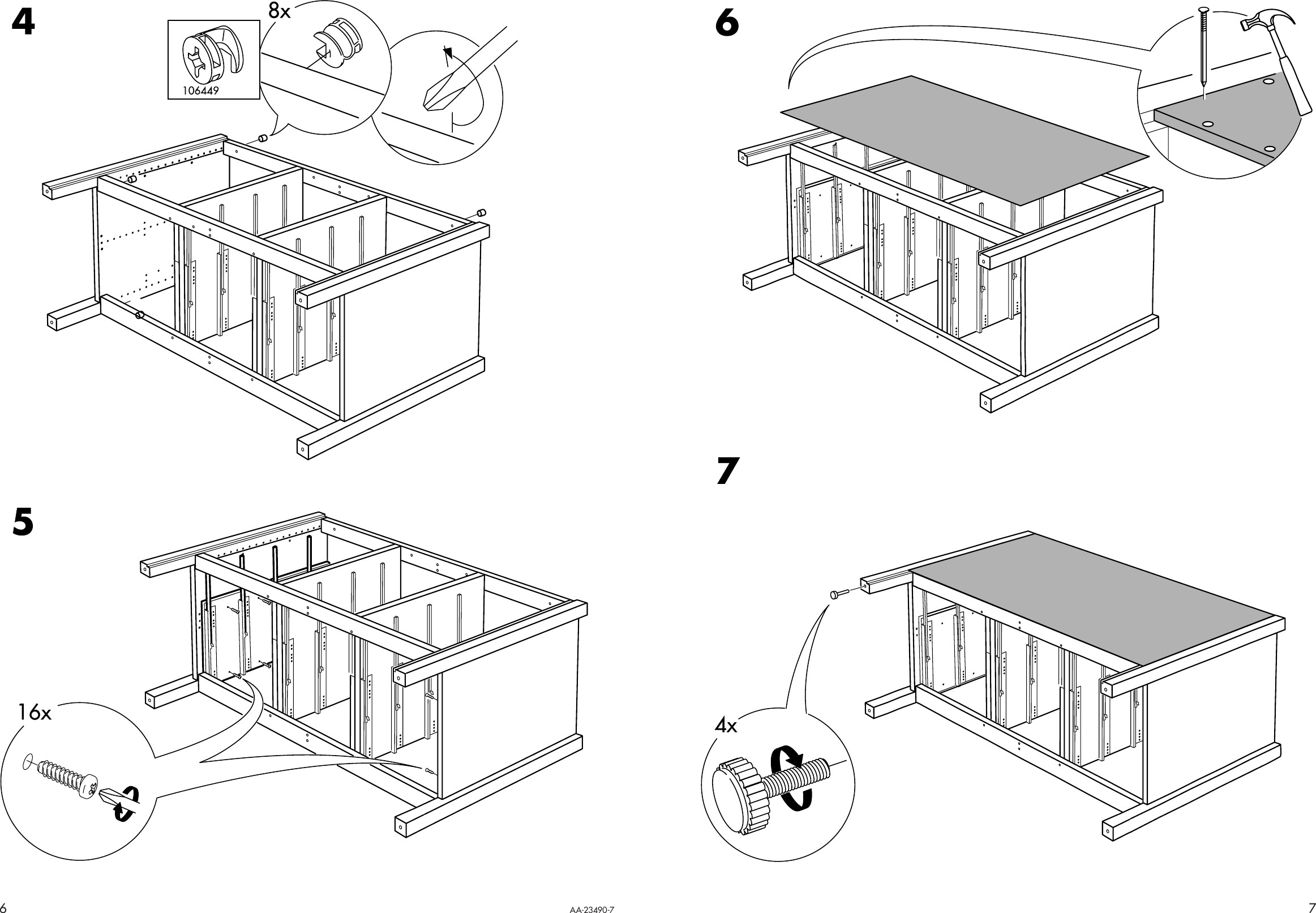 Page 6 of 6 - Ikea Ikea-Varde-Countertop-Storage-Unit-57X35-Assembly-Instruction-2  Ikea-varde-countertop-storage-unit-57x35-assembly-instruction