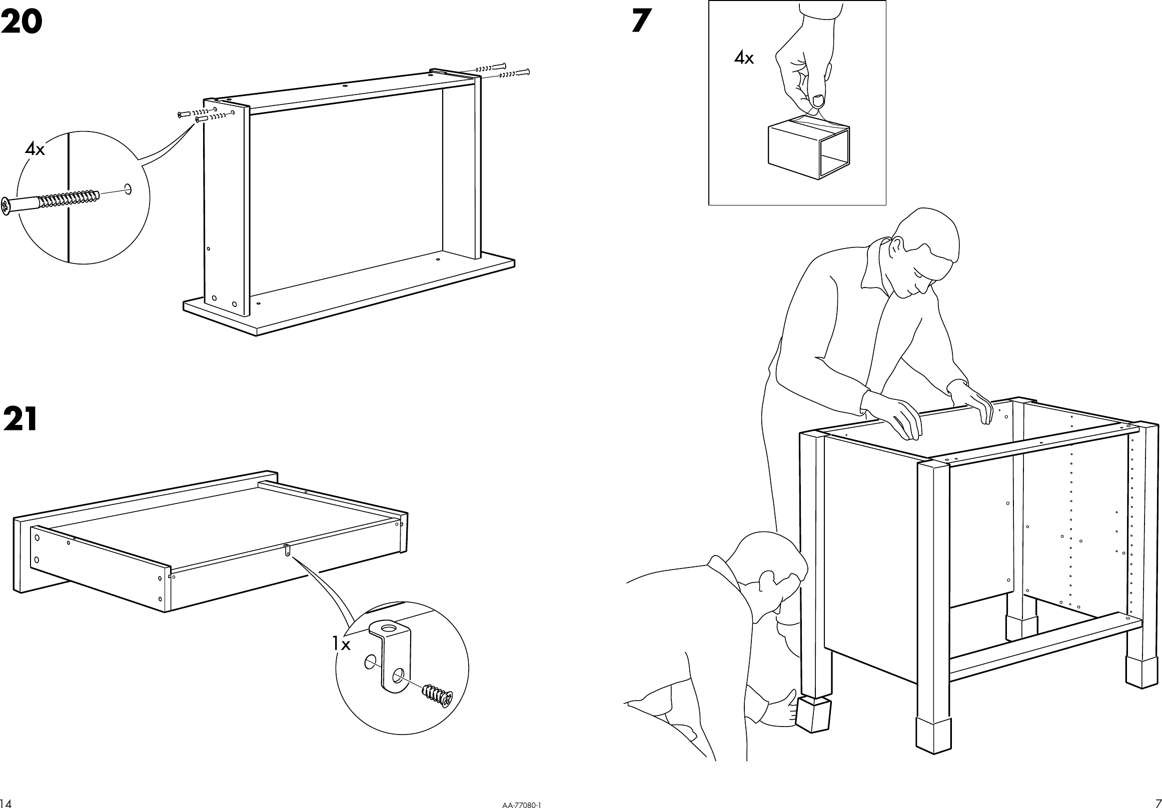 Page 7 of 10 - Ikea Ikea-Varde-Draw-Unit-42X35-Assembly-Instruction