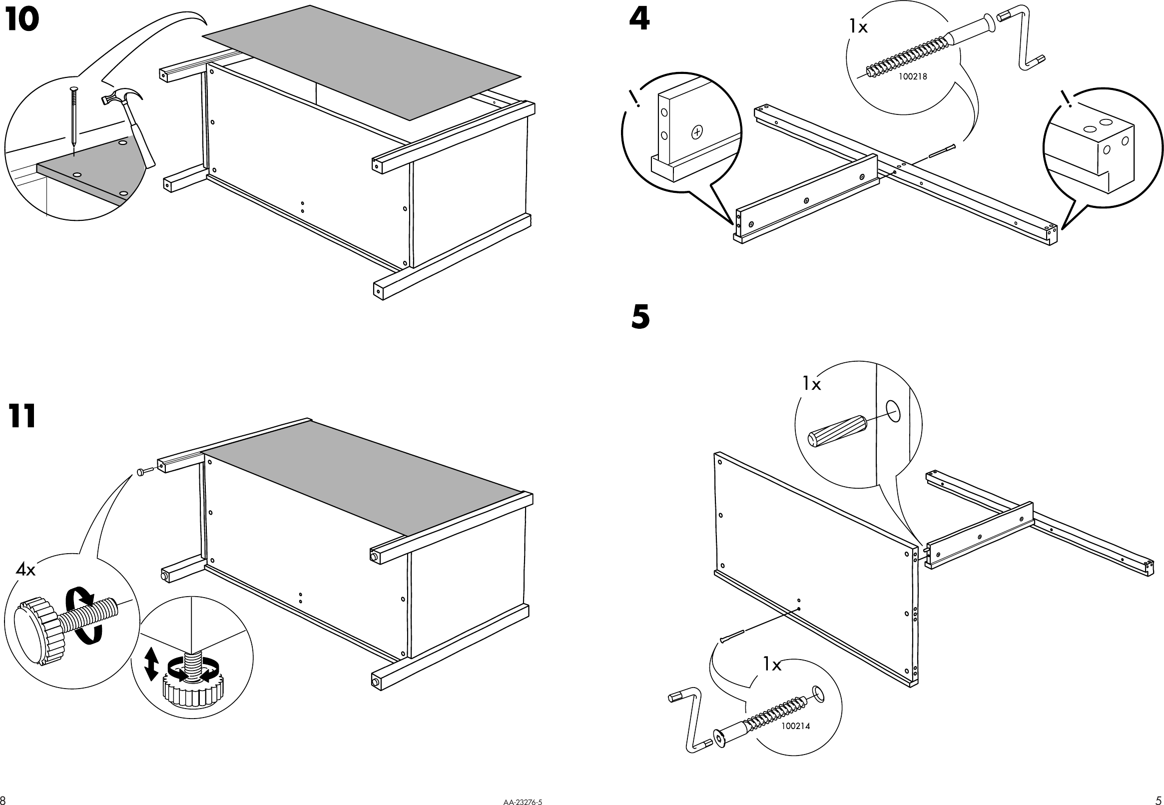 Page 5 of 6 - Ikea Ikea-Varde-Sink-Cabinet-57X35-Assembly-Instruction-3  Ikea-varde-sink-cabinet-57x35-assembly-instruction