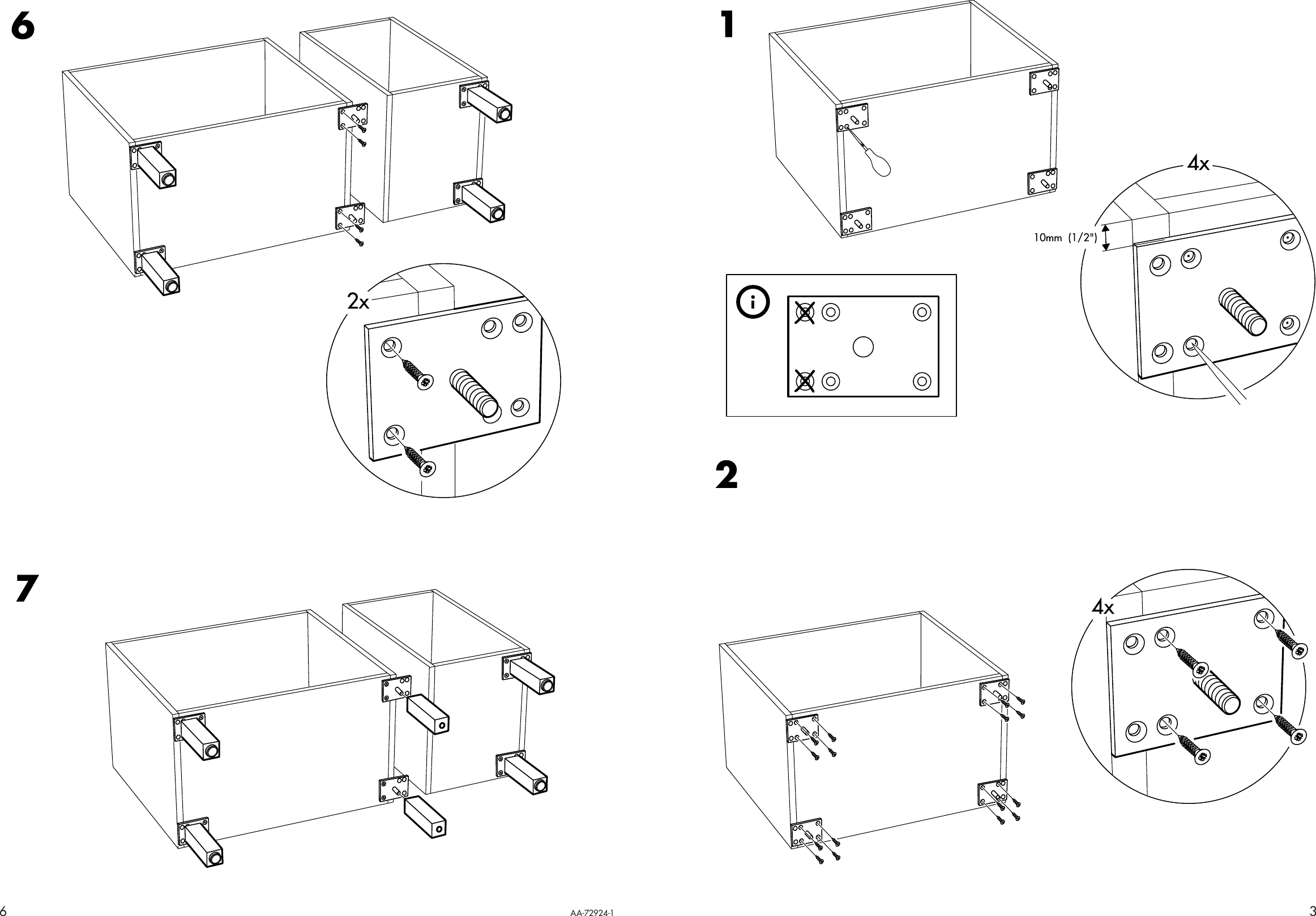 Page 3 of 4 - Ikea Ikea-Vattern-Leg-6-1-4-4Pk-Assembly-Instruction-6  Ikea-vattern-leg-6-1-4-4pk-assembly-instruction