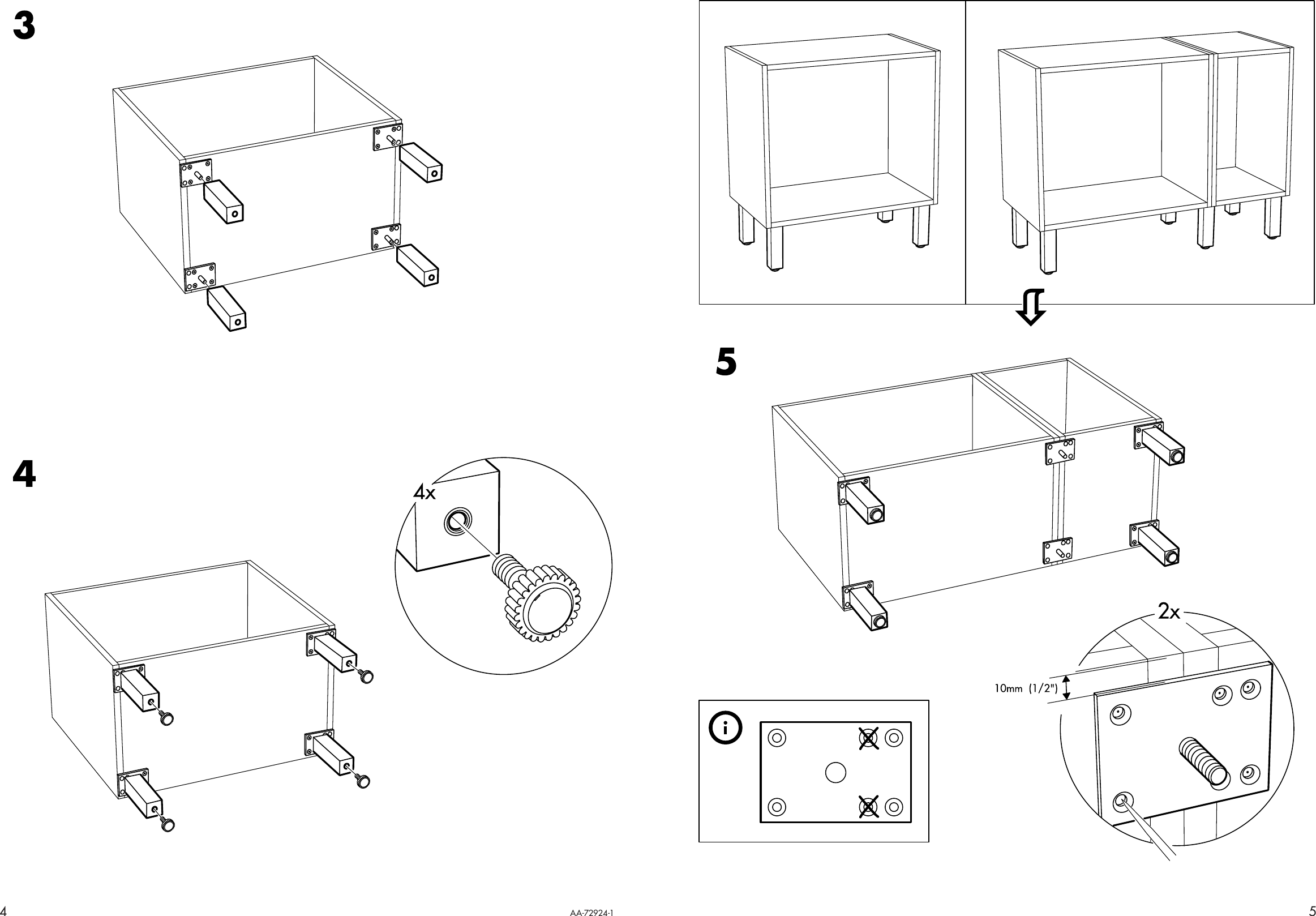 IkeaVatternLeg6144PkAssemblyInstruction.619440969 User Guide Page 4 