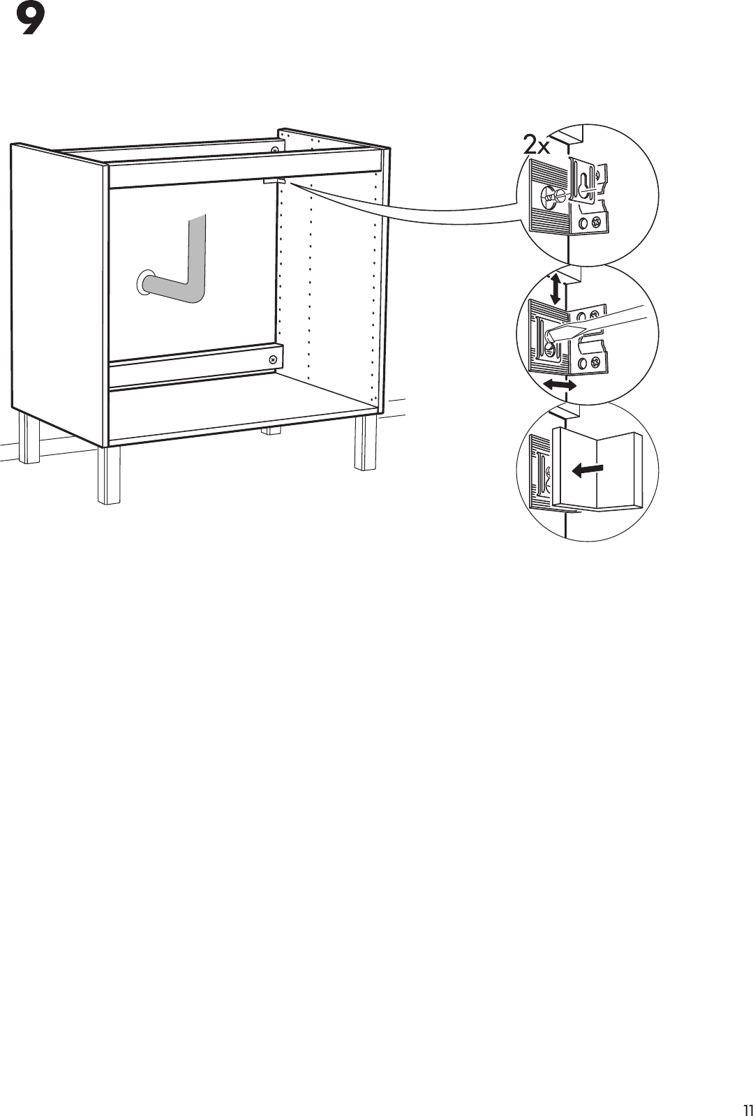 Ikea Vattern Sink Frame 32X20X27 Assembly Instruction