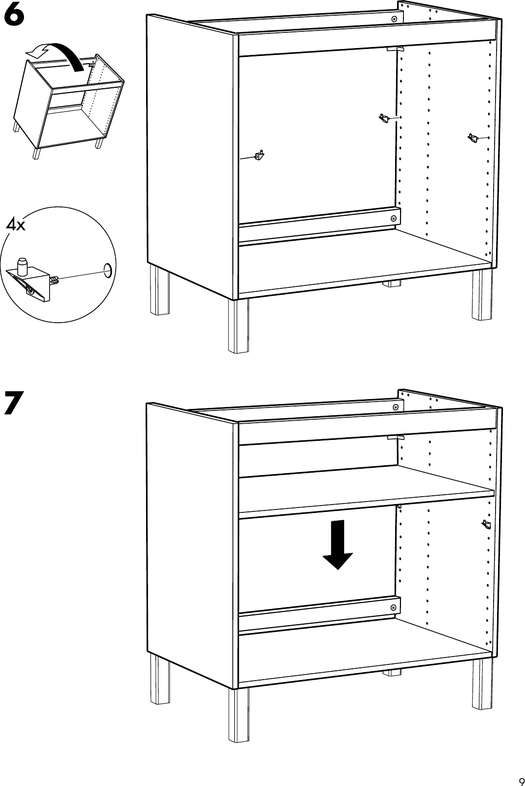Ikea Vattern Sink Frame 32X20X27 Assembly Instruction