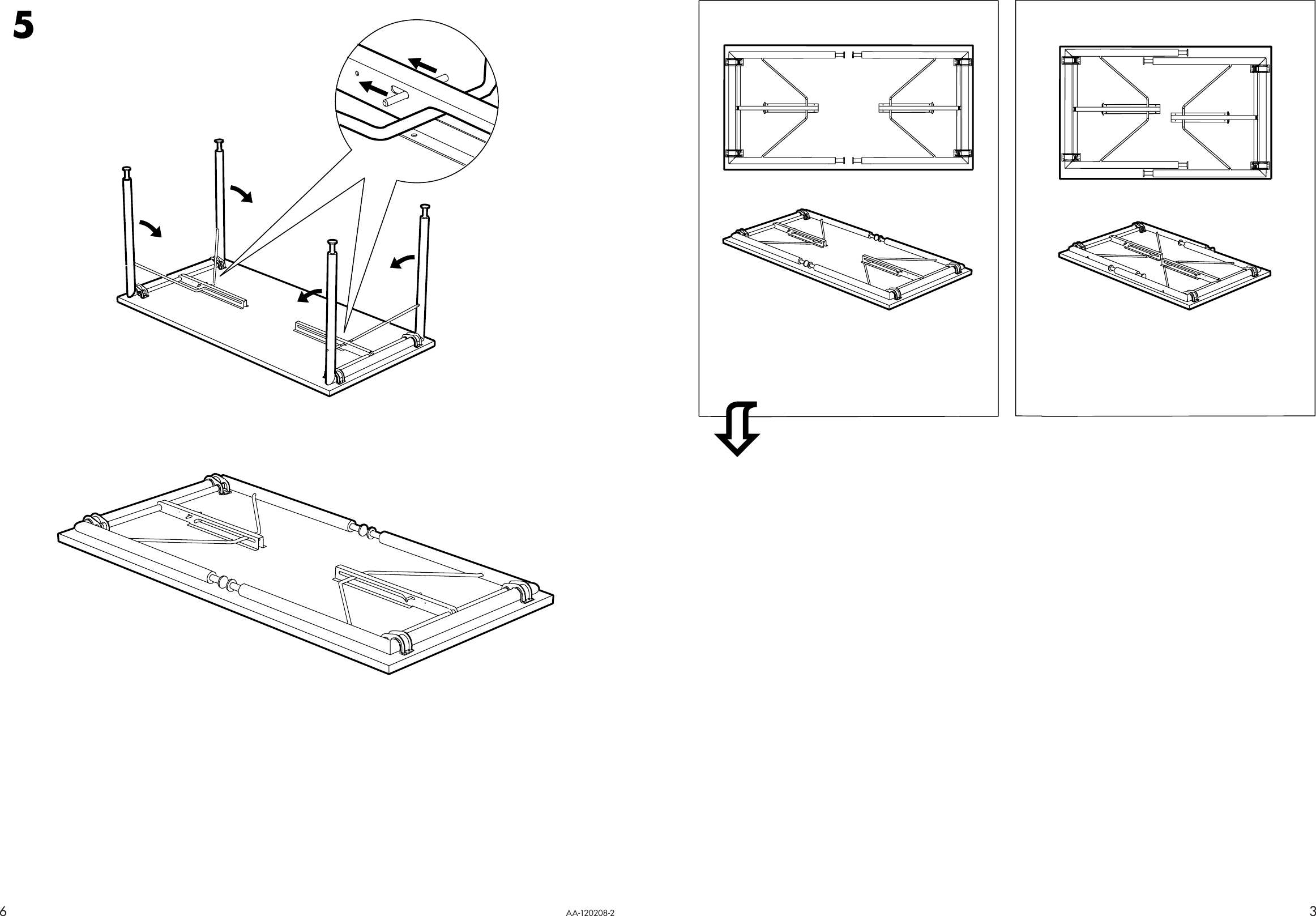 Page 3 of 4 - Ikea Ikea-Vika-Falle-Folding-Leg-Frame-27-2Pk-Assembly-Instruction