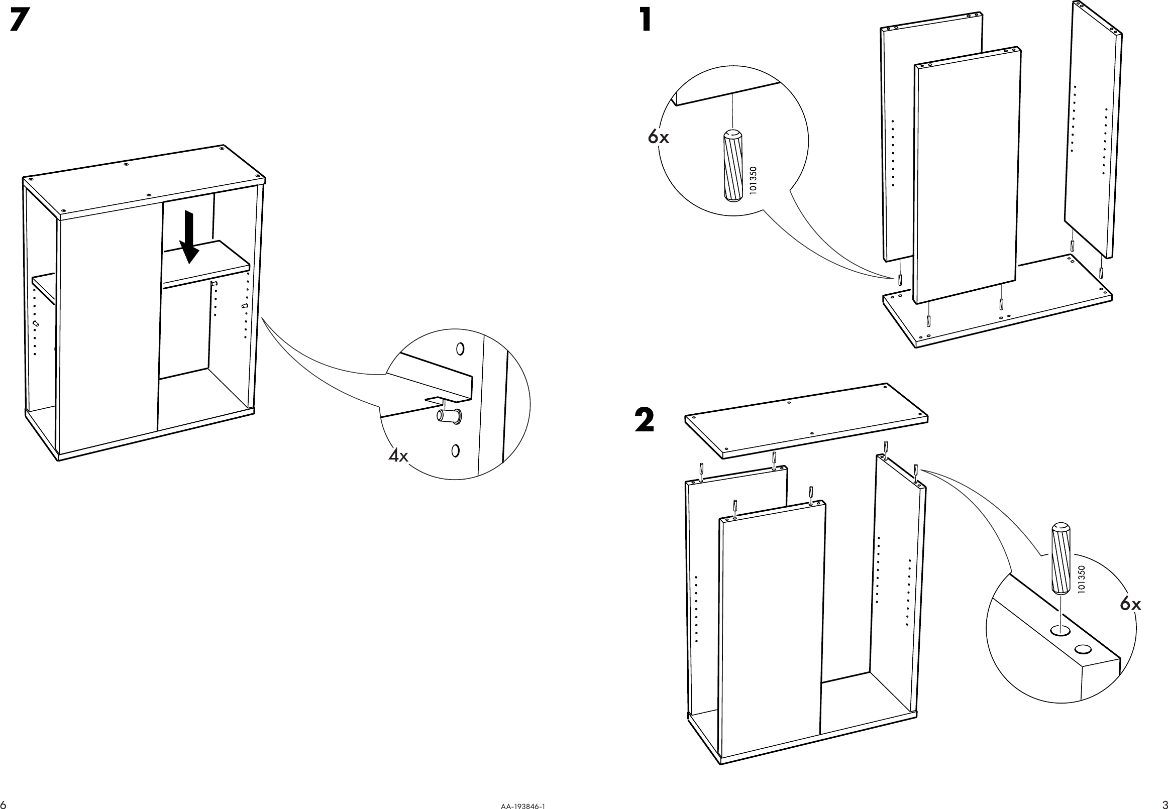 Page 3 of 4 - Ikea Ikea-Vika-Furusund-Table-Leg-W-Storage-10X28-Assembly-Instruction 3
