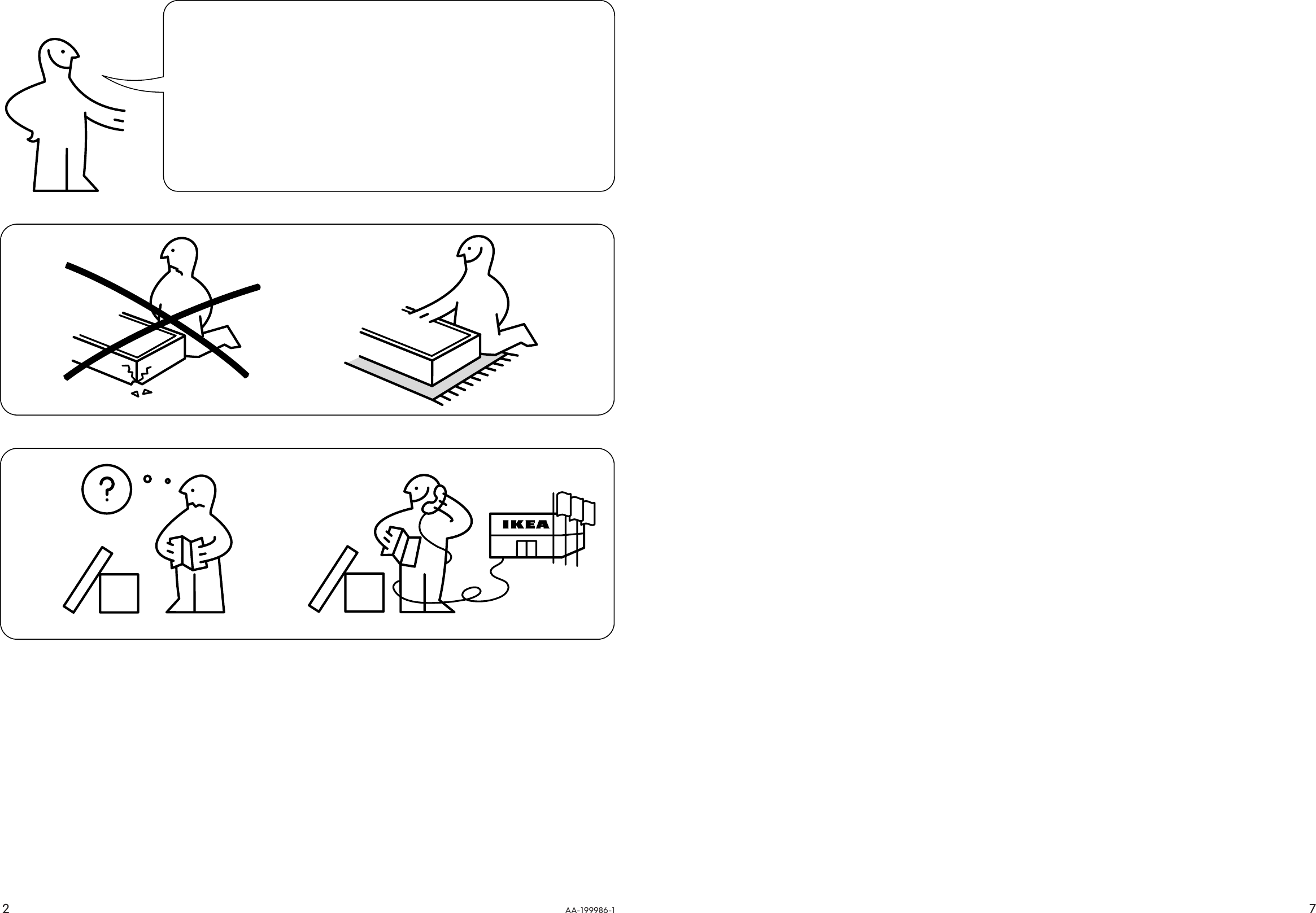 Page 2 of 4 - Ikea Ikea-Vika-Lilleby-Trestle-28X28-Assembly-Instruction