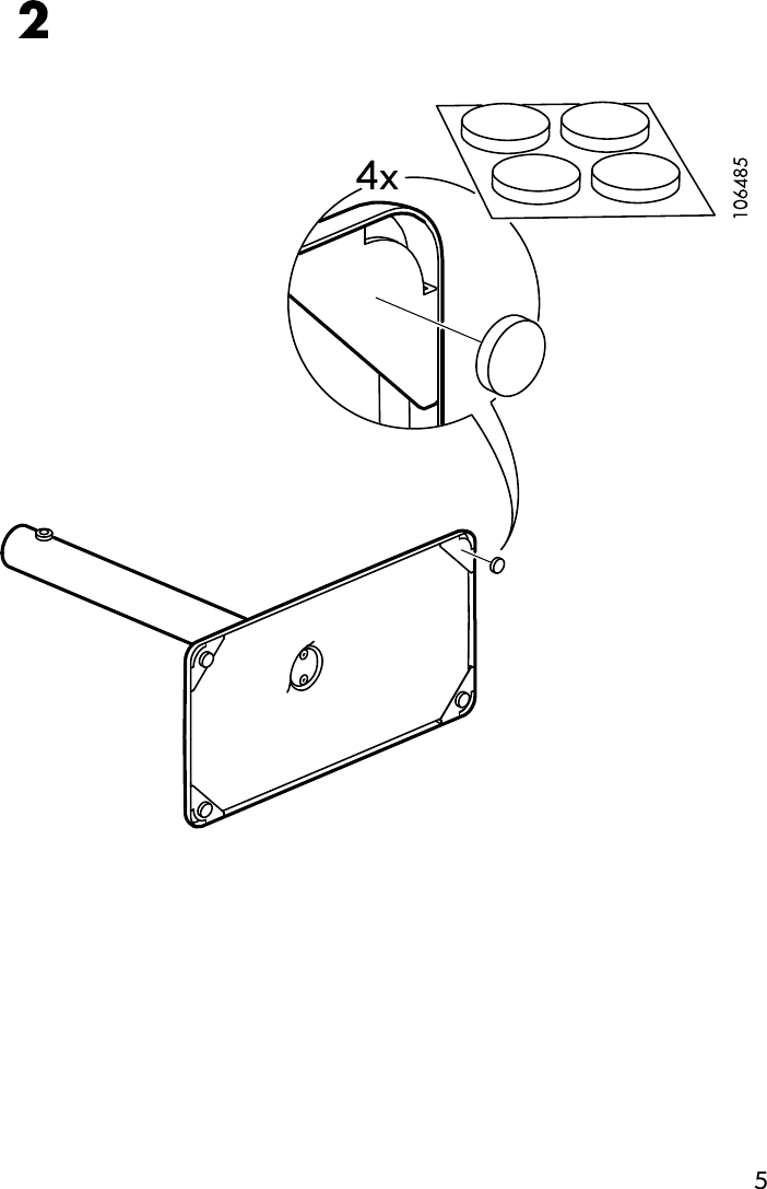 Page 5 of 8 - Ikea Ikea-Vika-Rorby-Trestle-Assembly-Instruction