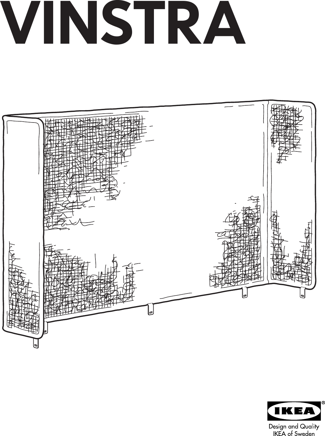 Ikea Vinstra Headboard Queen Assembly Instruction