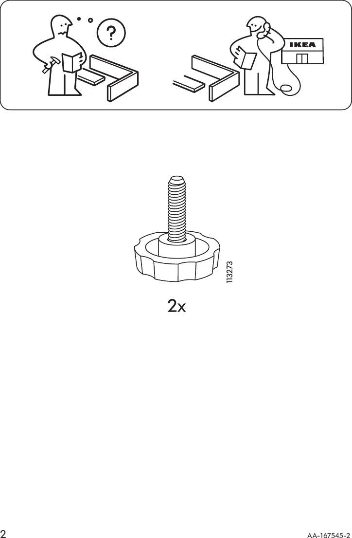 Page 2 of 8 - Ikea Ikea-Vreta-Swivel-Rocker-Recliner-Assembly-Instruction