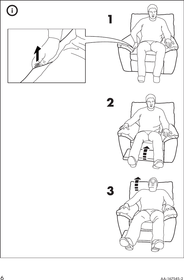Page 6 of 8 - Ikea Ikea-Vreta-Swivel-Rocker-Recliner-Assembly-Instruction