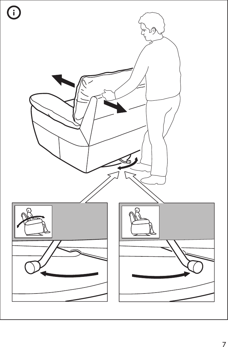Page 7 of 8 - Ikea Ikea-Vreta-Swivel-Rocker-Recliner-Assembly-Instruction