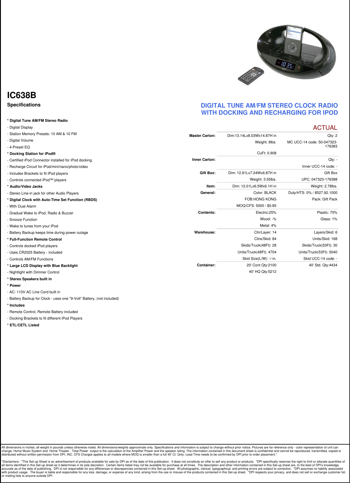 Page 2 of 2 - Ilive Ilive-Ic638B-Users-Manual- MarketingReport  Ilive-ic638b-users-manual