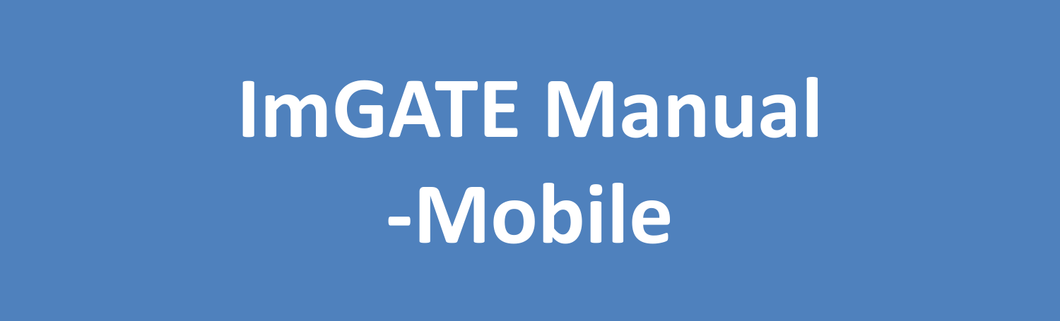 ImGATE Manual-Mobile
