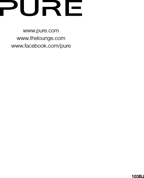 www.pure.comwww.thelounge.comwww.facebook.com/pure103BJ