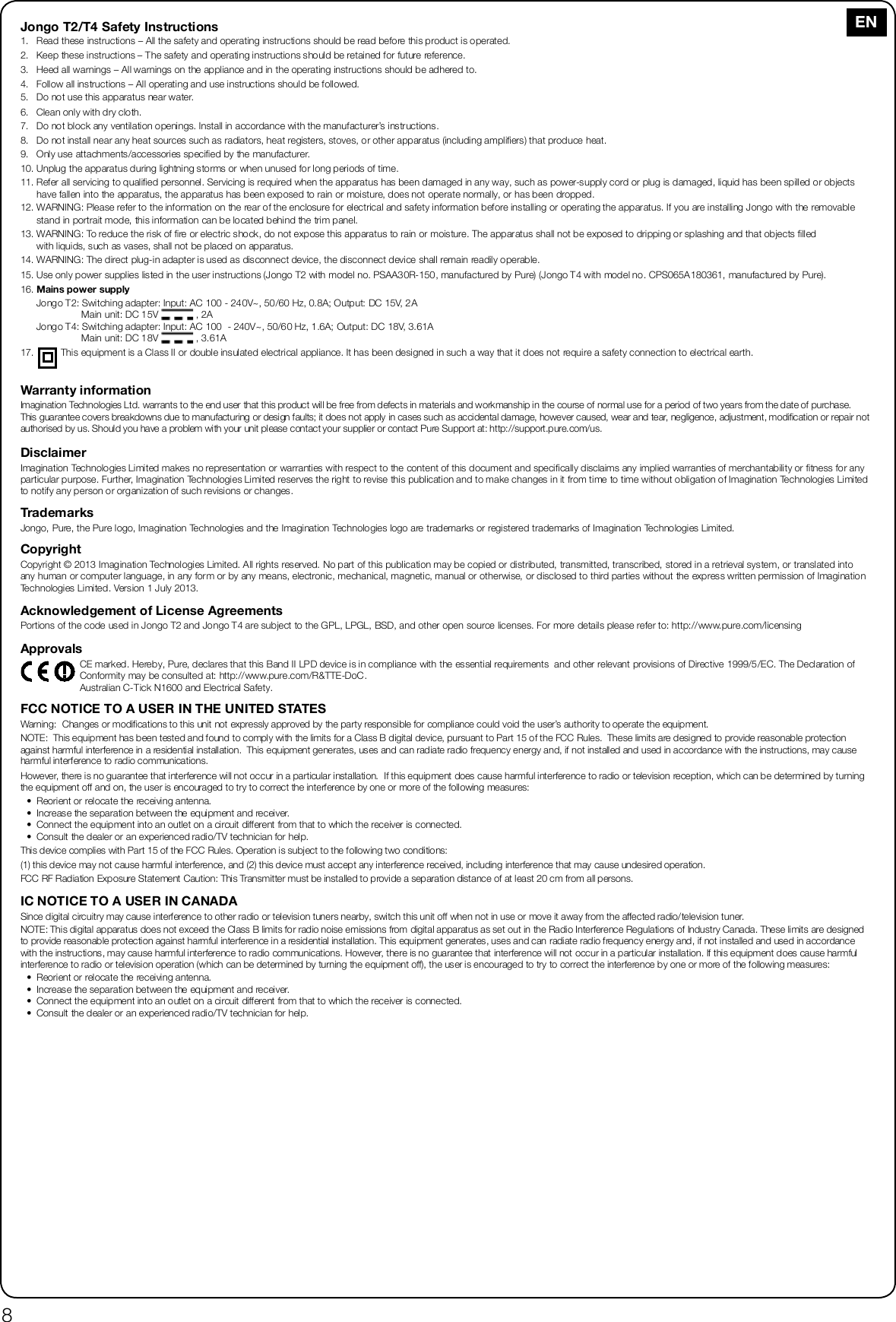 69VUNV#C,)C-#BHML[`#8UZ[Y\J[PVUZ/,$ $LXTW$g[XfX$\afgehVg\baf$q$;__$g[X$fTYXgl$TaW$bcXeTg\aZ$\afgehVg\baf$f[bh_W$UX$eXTW$UXYbeX$g[\f$cebWhVg$\f$bcXeTgXW,0,$ $EXXc$g[XfX$\afgehVg\baf$q$N[X$fTYXgl$TaW$bcXeTg\aZ$\afgehVg\baf$f[bh_W$UX$eXgT\aXW$Ybe$YhgheX$eXYXeXaVX,1,$ $BXXW$T__$jTea\aZf$q$;__$jTea\aZf$ba$g[X$Tcc_\TaVX$TaW$\a$g[X$bcXeTg\aZ$\afgehVg\baf$f[bh_W$UX$TW[XeXW$gb,2,$ $@b__bj$T__$\afgehVg\baf$q$;__$bcXeTg\aZ$TaW$hfX$\afgehVg\baf$f[bh_W$UX$Yb__bjXW,3,$ >b$abg$hfX$g[\f$TccTeTghf$aXTe$jTgXe,4,$ $=_XTa$ba_l$j\g[$Wel$V_bg[,5,$ $>b$abg$U_bV^$Tal$iXag\_Tg\ba$bcXa\aZf,$CafgT__$\a$TVVbeWTaVX$j\g[$g[X$`TahYTVgheXepf$\afgehVg\baf,6,$ $>b$abg$\afgT__$aXTe$Tal$[XTg$fbheVXf$fhV[$Tf$eTW\Tgbef*$[XTg$eXZ\fgXef*$fgbiXf*$be$bg[Xe$TccTeTghf$'\aV_hW\aZ$T`c_\"Xef($g[Tg$cebWhVX$[XTg,7,$ $Ia_l$hfX$TggTV[`Xagf-TVVXffbe\Xf$fcXV\"XW$Ul$g[X$`TahYTVgheXe,/.,$$Oac_hZ$g[X$TccTeTghf$Whe\aZ$_\Z[ga\aZ$fgbe`f$be$j[Xa$hahfXW$Ybe$_baZ$cXe\bWf$bY$g\`X,//,$$LXYXe$T__$fXei\V\aZ$gb$dhT_\"XW$cXefbaaX_,$MXei\V\aZ$\f$eXdh\eXW$j[Xa$g[X$TccTeTghf$[Tf$UXXa$WT`TZXW$\a$Tal$jTl*$fhV[$Tf$cbjXe+fhcc_l$VbeW$be$c_hZ$\f$WT`TZXW*$_\dh\W$[Tf$UXXa$fc\__XW$be$bU]XVgf$[TiX$YT__Xa$\agb$g[X$TccTeTghf*$g[X$TccTeTghf$[Tf$UXXa$XkcbfXW$gb$eT\a$be$`b\fgheX*$WbXf$abg$bcXeTgX$abe`T__l*$be$[Tf$UXXa$WebccXW,/0,$$Q;LHCHA8$J_XTfX$eXYXe$gb$g[X$\aYbe`Tg\ba$ba$g[X$eXTe$bY$g[X$XaV_bfheX$Ybe$X_XVge\VT_$TaW$fTYXgl$\aYbe`Tg\ba$UXYbeX$\afgT__\aZ$be$bcXeTg\aZ$g[X$TccTeTghf,$CY$lbh$TeX$\afgT__\aZ$DbaZb$j\g[$g[X$eX`biTU_X$fgTaW$\a$cbegeT\g$`bWX*$g[\f$\aYbe`Tg\ba$VTa$UX$_bVTgXW$UX[\aW$g[X$ge\`$cTaX_,/1,$$Q;LHCHA8$Nb$eXWhVX$g[X$e\f^$bY$"eX$be$X_XVge\V$f[bV^*$Wb$abg$XkcbfX$g[\f$TccTeTghf$gb$eT\a$be$$`b\fgheX,$N[X$TccTeTghf$f[T__$abg$UX$XkcbfXW$gb$We\cc\aZ$be$fc_Tf[\aZ$TaW$g[Tg$bU]XVgf$"__XW$$ $$j\g[$_\dh\Wf*$fhV[$Tf$iTfXf*$f[T__$abg$UX$c_TVXW$ba$TccTeTghf,/2,$Q;LHCHA8$N[X$W\eXVg$c_hZ+\a$TWTcgXe$\f$hfXW$Tf$W\fVbaaXVg$WXi\VX*$g[X$W\fVbaaXVg$WXi\VX$f[T__$eX`T\a$eXTW\_l$bcXeTU_X,/3,$OfX$ba_l$cbjXe$fhcc_\Xf$_\fgXW$\a$g[X$hfXe$\afgehVg\baf$'DbaZb$N0$j\g[$`bWX_$ab,$JM;;1.L+/3.*$`TahYTVgheXW$Ul$JheX($'DbaZb$N2$j\g[$`bWX_$ab,$=JM.43;/6.14/*$`TahYTVgheXW$Ul$JheX(,/4,$=HPUZ#WV^LY#Z\WWS`##$ DbaZb$N08$Mj\gV[\aZ$TWTcgXe8$Cachg8$;=$/..$+$02.Pn*$3.-4.$Bm*$.,6;9$Ihgchg8$>=$/3P*$0;$ $ $GT\a$ha\g8$>=$/3P$ $*$0;$$$ DbaZb$N28$Mj\gV[\aZ$TWTcgXe8$Cachg8$;=$/..$$+$02.Pn*$3.-4.$Bm*$/,4;9$Ihgchg8$>=$/6P*$1,4/;$ $ $GT\a$ha\g8$>=$/6P$ $*$1,4/;/5,$$$ N[\f$Xdh\c`Xag$\f$T$=_Tff$CC$be$WbhU_X$\afh_TgXW$X_XVge\VT_$Tcc_\TaVX,$Cg$[Tf$UXXa$WXf\ZaXW$\a$fhV[$T$jTl$g[Tg$\g$WbXf$abg$eXdh\eX$T$fTYXgl$VbaaXVg\ba$gb$X_XVge\VT_$XTeg[,FHYYHU[`#PUMVYTH[PVUC`TZ\aTg\ba$NXV[ab_bZ\Xf$FgW,$jTeeTagf$gb$g[X$XaW$hfXe$g[Tg$g[\f$cebWhVg$j\__$UX$YeXX$Yeb`$WXYXVgf$\a$`TgXe\T_f$TaW$jbe^`Taf[\c$\a$g[X$VbhefX$bY$abe`T_$hfX$Ybe$T$cXe\bW$bY$gjb$lXTef$Yeb`$g[X$WTgX$bY$cheV[TfX,$N[\f$ZhTeTagXX$VbiXef$UeXT^Wbjaf$WhX$gb$`TahYTVghe\aZ$be$WXf\Za$YTh_gf9$\g$WbXf$abg$Tcc_l$\a$VTfXf$fhV[$Tf$TVV\WXagT_$WT`TZX*$[bjXiXe$VThfXW*$jXTe$TaW$gXTe*$aXZ_\ZXaVX*$TW]hfg`Xag*$`bW\"VTg\ba$be$eXcT\e$abg$Thg[be\fXW$Ul$hf,$M[bh_W$lbh$[TiX$T$cebU_X`$j\g[$lbhe$ha\g$c_XTfX$VbagTVg$lbhe$fhcc_\Xe$be$VbagTVg$JheX$Mhccbeg$Tg8$[ggc8--fhccbeg,cheX,Vb`-hf,3PZJSHPTLYC`TZ\aTg\ba$NXV[ab_bZ\Xf$F\`\gXW$`T^Xf$ab$eXceXfXagTg\ba$be$jTeeTag\Xf$j\g[$eXfcXVg$gb$g[X$VbagXag$bY$g[\f$WbVh`Xag$TaW$fcXV\"VT__l$W\fV_T\`f$Tal$\`c_\XW$jTeeTag\Xf$bY$`XeV[TagTU\_\gl$be$"gaXff$Ybe$Tal$cTeg\Vh_Te$checbfX,$@heg[Xe*$C`TZ\aTg\ba$NXV[ab_bZ\Xf$F\`\gXW$eXfXeiXf$g[X$e\Z[g$gb$eXi\fX$g[\f$chU_\VTg\ba$TaW$gb$`T^X$V[TaZXf$\a$\g$Yeb`$g\`X$gb$g\`X$j\g[bhg$bU_\ZTg\ba$bY$C`TZ\aTg\ba$NXV[ab_bZ\Xf$F\`\gXW$gb$abg\Yl$Tal$cXefba$be$beZTa\mTg\ba$bY$fhV[$eXi\f\baf$be$V[TaZXf,CYHKLTHYRZDbaZb*$JheX*$g[X$JheX$_bZb*$C`TZ\aTg\ba$NXV[ab_bZ\Xf$TaW$g[X$C`TZ\aTg\ba$NXV[ab_bZ\Xf$_bZb$TeX$geTWX`Te^f$be$eXZ\fgXeXW$geTWX`Te^f$bY$C`TZ\aTg\ba$NXV[ab_bZ\Xf$F\`\gXW,$2VW`YPNO[=bcle\Z[g$u$0./1$C`TZ\aTg\ba$NXV[ab_bZ\Xf$F\`\gXW,$;__$e\Z[gf$eXfXeiXW,$Hb$cTeg$bY$g[\f$chU_\VTg\ba$`Tl$UX$Vbc\XW$be$W\fge\UhgXW*$geTaf`\ggXW*$geTafVe\UXW*$fgbeXW$\a$T$eXge\XiT_$flfgX`*$be$geTaf_TgXW$\agb$Tal$[h`Ta$be$Vb`chgXe$_TaZhTZX*$\a$Tal$Ybe`$be$Ul$Tal$`XTaf*$X_XVgeba\V*$`XV[Ta\VT_*$`TZaXg\V*$`TahT_$be$bg[Xej\fX*$be$W\fV_bfXW$gb$g[\eW$cTeg\Xf$j\g[bhg$g[X$XkceXff$je\ggXa$cXe`\ff\ba$bY$C`TZ\aTg\ba$NXV[ab_bZ\Xf$F\`\gXW,$PXef\ba$/$Dh_l$0./1,0JRUV^SLKNLTLU[#VM#<PJLUZL#0NYLLTLU[ZJbeg\baf$bY$g[X$VbWX$hfXW$\a$DbaZb$N0$TaW$DbaZb$N2$TeX$fhU]XVg$gb$g[X$AJF*$FJAF*$<M>*$TaW$bg[Xe$bcXa$fbheVX$_\VXafXf,$@be$`beX$WXgT\_f$c_XTfX$eXYXe$gb8$[ggc8--jjj,cheX,Vb`-_\VXaf\aZ0WWYV]HSZ=?$`Te^XW,$BXeXUl*$JheX*$WXV_TeXf$g[Tg$g[\f$<TaW$CC$FJ>$WXi\VX$\f$\a$Vb`c_\TaVX$j\g[$g[X$XffXag\T_$eXdh\eX`Xagf$$TaW$bg[Xe$eX_XiTag$cebi\f\baf$bY$>\eXVg\iX$/777-3-?=,$N[X$>XV_TeTg\ba$bY$=baYbe`\gl$`Tl$UX$Vbafh_gXW$Tg8$[ggc8--jjj,cheX,Vb`-L&amp;NN?+>b=,;hfgeT_\Ta$=+N\V^$H/4..$TaW$?_XVge\VT_$MTYXgl,522#>?C824#C?#0#DB4A#8>#C74#D>8C43#BC0C4BQTea\aZ8$$=[TaZXf$be$`bW\"VTg\baf$gb$g[\f$ha\g$abg$XkceXff_l$TccebiXW$Ul$g[X$cTegl$eXfcbaf\U_X$Ybe$Vb`c_\TaVX$Vbh_W$ib\W$g[X$hfXepf$Thg[be\gl$gb$bcXeTgX$g[X$Xdh\c`Xag,HIN?8$$N[\f$Xdh\c`Xag$[Tf$UXXa$gXfgXW$TaW$YbhaW$gb$Vb`c_l$j\g[$g[X$_\`\gf$Ybe$T$=_Tff$<$W\Z\gT_$WXi\VX*$chefhTag$gb$JTeg$/3$bY$g[X$@==$Lh_Xf,$$N[XfX$_\`\gf$TeX$WXf\ZaXW$gb$cebi\WX$eXTfbaTU_X$cebgXVg\ba$TZT\afg$[Te`Yh_$\agXeYXeXaVX$\a$T$eXf\WXag\T_$\afgT__Tg\ba,$$N[\f$Xdh\c`Xag$ZXaXeTgXf*$hfXf$TaW$VTa$eTW\TgX$eTW\b$YeXdhXaVl$XaXeZl$TaW*$\Y$abg$\afgT__XW$TaW$hfXW$\a$TVVbeWTaVX$j\g[$g[X$\afgehVg\baf*$`Tl$VThfX$[Te`Yh_$\agXeYXeXaVX$gb$eTW\b$Vb``ha\VTg\baf,BbjXiXe*$g[XeX$\f$ab$ZhTeTagXX$g[Tg$\agXeYXeXaVX$j\__$abg$bVVhe$\a$T$cTeg\Vh_Te$\afgT__Tg\ba,$$CY$g[\f$Xdh\c`Xag$WbXf$VThfX$[Te`Yh_$\agXeYXeXaVX$gb$eTW\b$be$gX_Xi\f\ba$eXVXcg\ba*$j[\V[$VTa$UX$WXgXe`\aXW$Ul$ghea\aZ$g[X$Xdh\c`Xag$bYY$TaW$ba*$g[X$hfXe$\f$XaVbheTZXW$gb$gel$gb$VbeeXVg$g[X$\agXeYXeXaVX$Ul$baX$be$`beX$bY$g[X$Yb__bj\aZ$`XTfheXf8#" $LXbe\Xag$be$eX_bVTgX$g[X$eXVX\i\aZ$TagXaaT,#" CaVeXTfX$g[X$fXcTeTg\ba$UXgjXXa$g[X$Xdh\c`Xag$TaW$eXVX\iXe,#" =baaXVg$g[X$Xdh\c`Xag$\agb$Ta$bhg_Xg$ba$T$V\eVh\g$W\YYXeXag$Yeb`$g[Tg$gb$j[\V[$g[X$eXVX\iXe$\f$VbaaXVgXW,#" =bafh_g$g[X$WXT_Xe$be$Ta$XkcXe\XaVXW$eTW\b-NP$gXV[a\V\Ta$Ybe$[X_c,N[\f$WXi\VX$Vb`c_\Xf$j\g[$JTeg$/3$bY$g[X$@==$Lh_Xf,$IcXeTg\ba$\f$fhU]XVg$gb$g[X$Yb__bj\aZ$gjb$VbaW\g\baf8$$'/($g[\f$WXi\VX$`Tl$abg$VThfX$[Te`Yh_$\agXeYXeXaVX*$TaW$'0($g[\f$WXi\VX$`hfg$TVVXcg$Tal$\agXeYXeXaVX$eXVX\iXW*$\aV_hW\aZ$\agXeYXeXaVX$g[Tg$`Tl$VThfX$haWXf\eXW$bcXeTg\ba,@==$L@$LTW\Tg\ba$?kcbfheX$MgTgX`Xag$=Thg\ba8$N[\f$NeTaf`\ggXe$`hfg$UX$\afgT__XW$gb$cebi\WX$T$fXcTeTg\ba$W\fgTaVX$bY$Tg$_XTfg$0.$V`$Yeb`$T__$cXefbaf,82#>?C824#C?#0#DB4A#8>#20>030M\aVX$W\Z\gT_$V\eVh\gel$`Tl$VThfX$\agXeYXeXaVX$gb$bg[Xe$eTW\b$be$gX_Xi\f\ba$ghaXef$aXTeUl*$fj\gV[$g[\f$ha\g$bYY$j[Xa$abg$\a$hfX$be$`biX$\g$TjTl$Yeb`$g[X$TYYXVgXW$eTW\b-gX_Xi\f\ba$ghaXe,HIN?8$N[\f$W\Z\gT_$TccTeTghf$WbXf$abg$XkVXXW$g[X$=_Tff$<$_\`\gf$Ybe$eTW\b$ab\fX$X`\ff\baf$Yeb`$W\Z\gT_$TccTeTghf$Tf$fXg$bhg$\a$g[X$LTW\b$CagXeYXeXaVX$LXZh_Tg\baf$bY$CaWhfgel$=TaTWT,$N[XfX$_\`\gf$TeX$WXf\ZaXW$gb$cebi\WX$eXTfbaTU_X$cebgXVg\ba$TZT\afg$[Te`Yh_$\agXeYXeXaVX$\a$T$eXf\WXag\T_$\afgT__Tg\ba,$N[\f$Xdh\c`Xag$ZXaXeTgXf*$hfXf$TaW$VTa$eTW\TgX$eTW\b$YeXdhXaVl$XaXeZl$TaW*$\Y$abg$\afgT__XW$TaW$hfXW$\a$TVVbeWTaVX$j\g[$g[X$\afgehVg\baf*$`Tl$VThfX$[Te`Yh_$\agXeYXeXaVX$gb$eTW\b$Vb``ha\VTg\baf,$BbjXiXe*$g[XeX$\f$ab$ZhTeTagXX$g[Tg$\agXeYXeXaVX$j\__$abg$bVVhe$\a$T$cTeg\Vh_Te$\afgT__Tg\ba,$CY$g[\f$Xdh\c`Xag$WbXf$VThfX$[Te`Yh_$\agXeYXeXaVX$gb$eTW\b$be$gX_Xi\f\ba$bcXeTg\ba$'j[\V[$VTa$UX$WXgXe`\aXW$Ul$ghea\aZ$g[X$Xdh\c`Xag$bYY(*$g[X$hfXe$\f$XaVbheTZXW$gb$gel$gb$VbeeXVg$g[X$\agXeYXeXaVX$Ul$baX$be$`beX$bY$g[X$Yb__bj\aZ$`XTfheXf8#" LXbe\Xag$be$eX_bVTgX$g[X$eXVX\i\aZ$TagXaaT,#" CaVeXTfX$g[X$fXcTeTg\ba$UXgjXXa$g[X$Xdh\c`Xag$TaW$eXVX\iXe,#" =baaXVg$g[X$Xdh\c`Xag$\agb$Ta$bhg_Xg$ba$T$V\eVh\g$W\YYXeXag$Yeb`$g[Tg$gb$j[\V[$g[X$eXVX\iXe$\f$VbaaXVgXW,#" =bafh_g$g[X$WXT_Xe$be$Ta$XkcXe\XaVXW$eTW\b-NP$gXV[a\V\Ta$Ybe$[X_c,4>