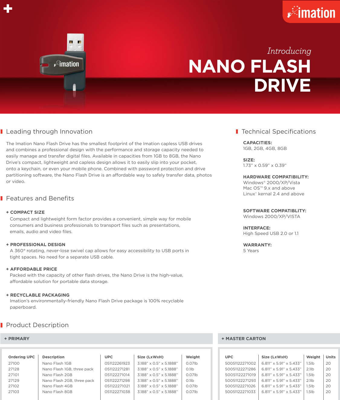 Imation Nano Flash Drive User Manual To The 26a9299b 5573 44c8 8beb