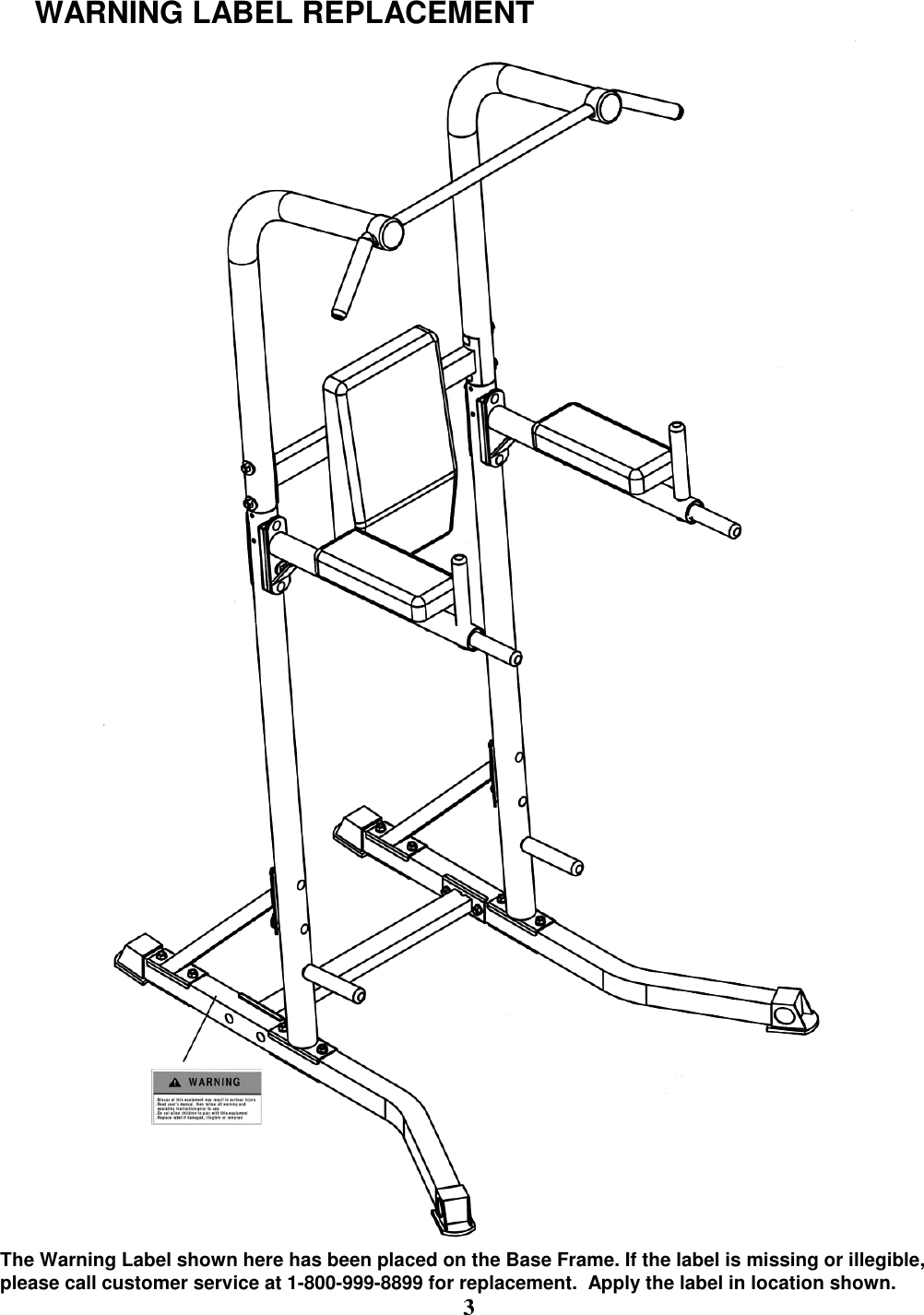 Page 4 of 12 - Impex-Fitness Impex-Fitness-Apex-Tc-2210-Users-Manual- PARTS LIST  Impex-fitness-apex-tc-2210-users-manual