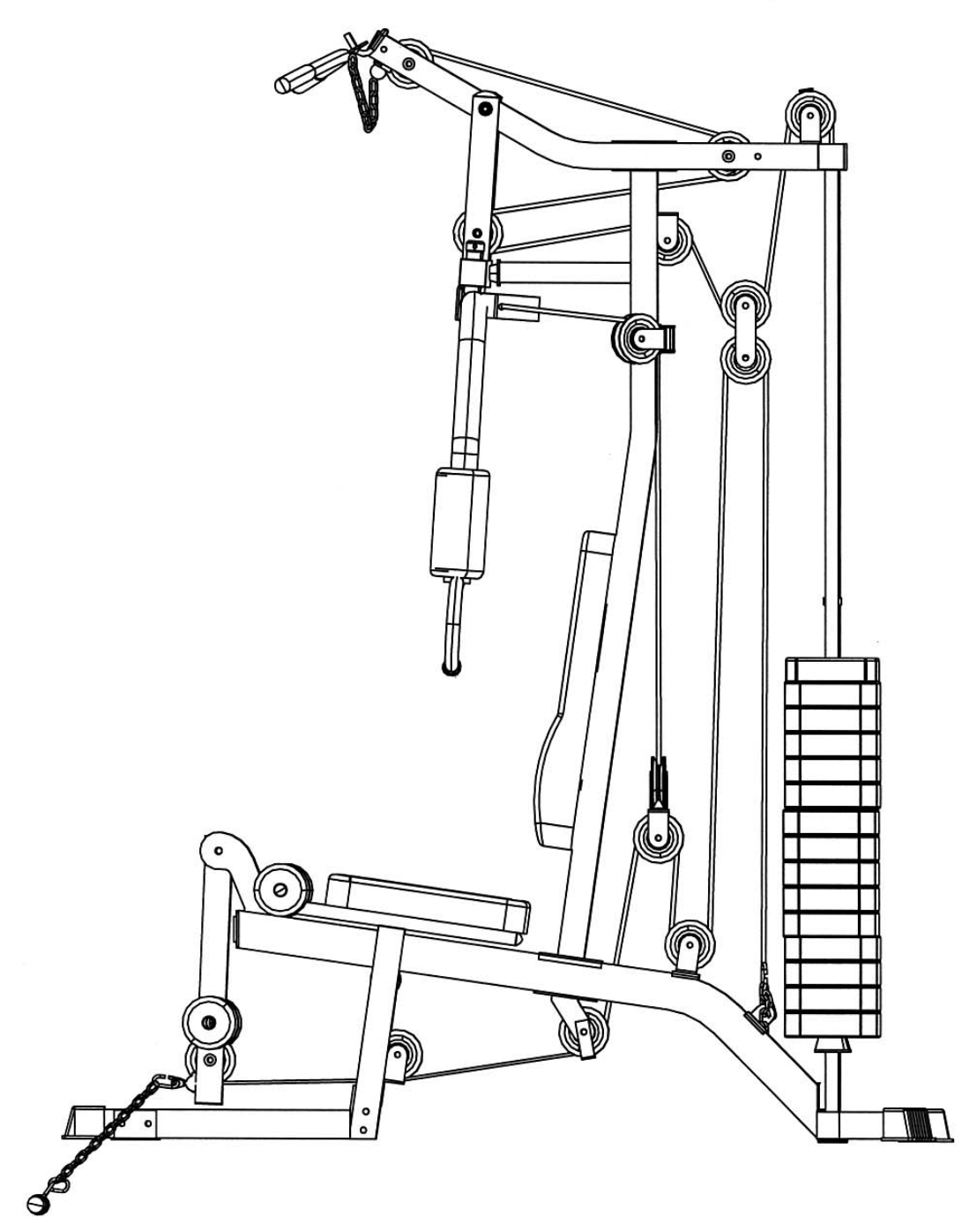 Impex Fitness Eve 900 Owners Manual PARTS LIST