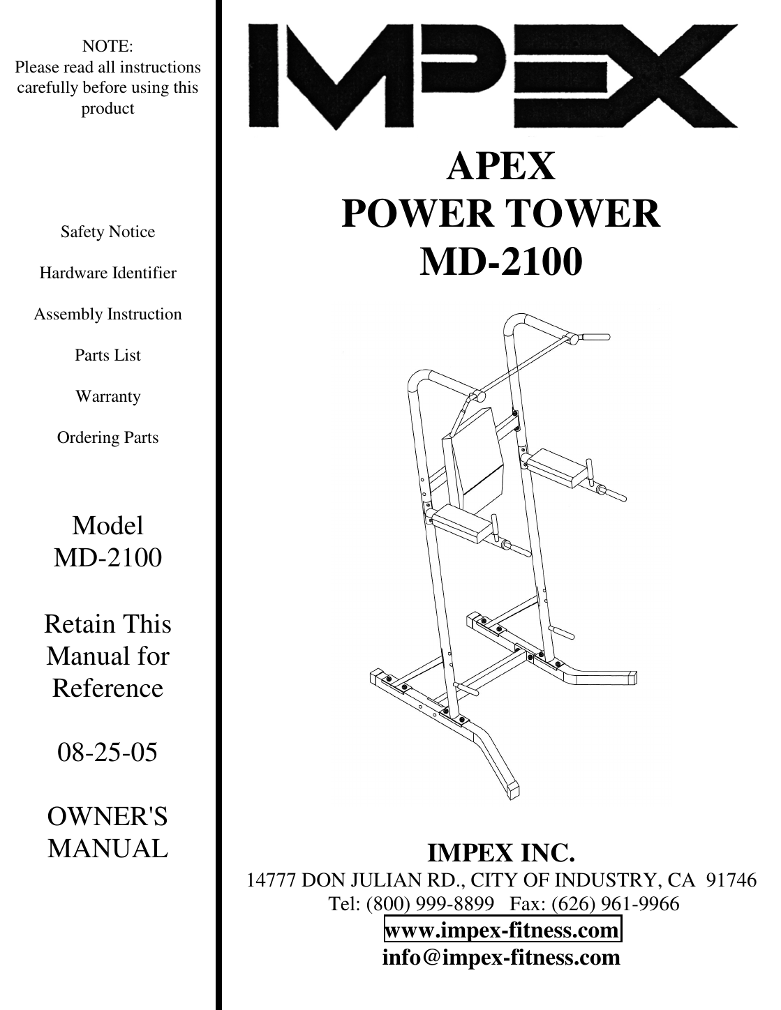 IMPEX MP 6000 MANUAL visual data 5