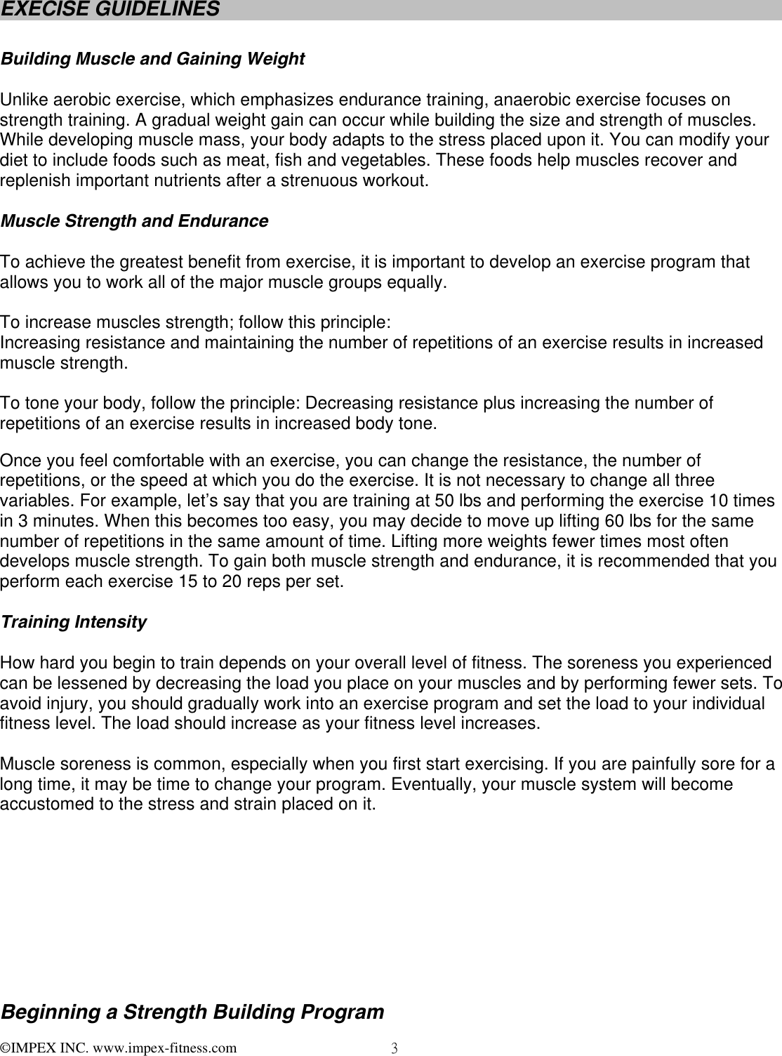 Page 4 of 11 - Impex-Fitness Impex-Fitness-Mkb-2081-Owners-Manual- PARTS LIST  Impex-fitness-mkb-2081-owners-manual