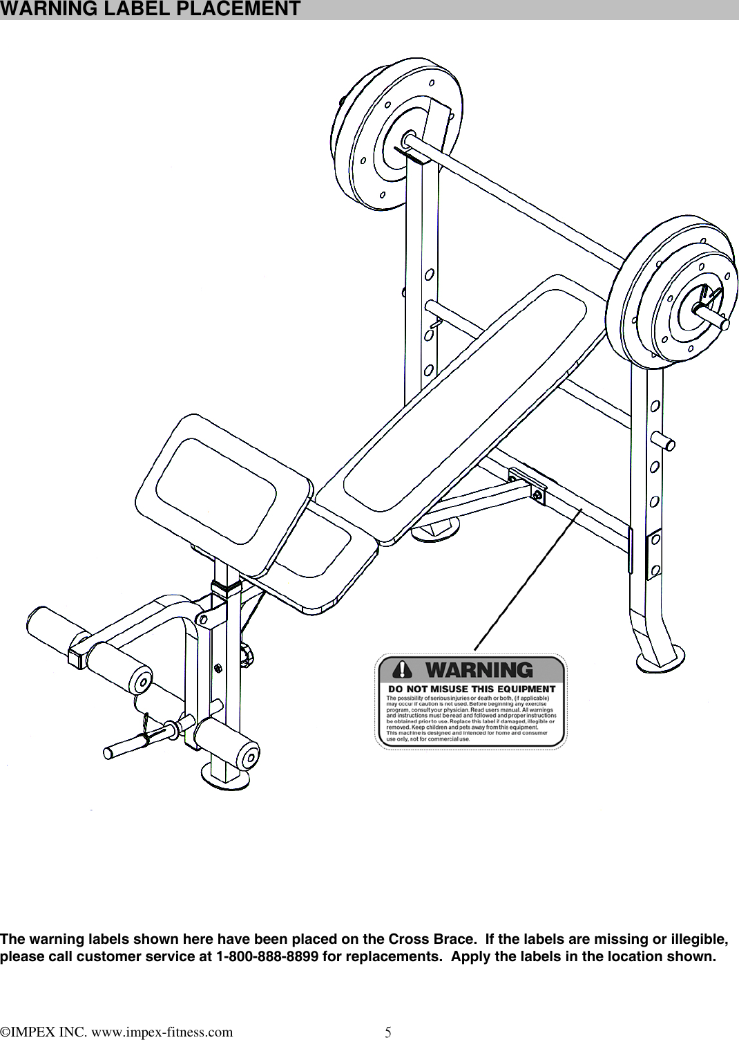 Page 6 of 11 - Impex-Fitness Impex-Fitness-Mkb-2081-Owners-Manual- PARTS LIST  Impex-fitness-mkb-2081-owners-manual
