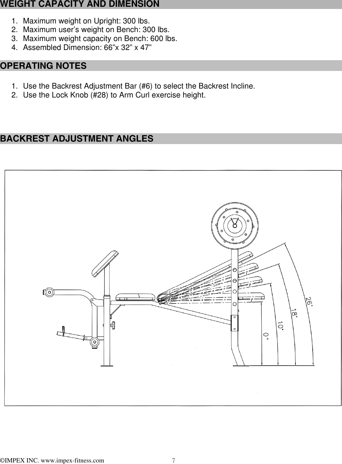 Page 8 of 11 - Impex-Fitness Impex-Fitness-Mkb-2081-Owners-Manual- PARTS LIST  Impex-fitness-mkb-2081-owners-manual