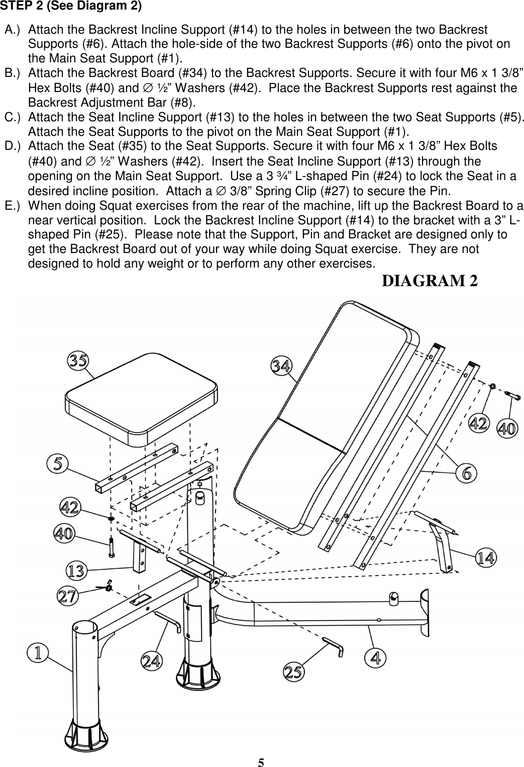 Page 6 of 10 - Impex-Fitness Impex-Fitness-Mwb-500-Owners-Manual- PARTS LIST  Impex-fitness-mwb-500-owners-manual