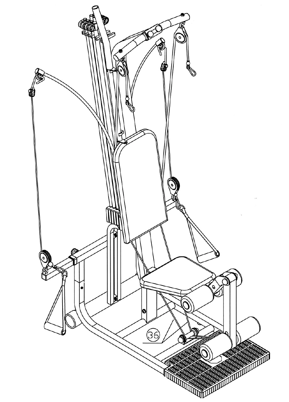 Impex Fitness Tr 2 Users Manual Parts List