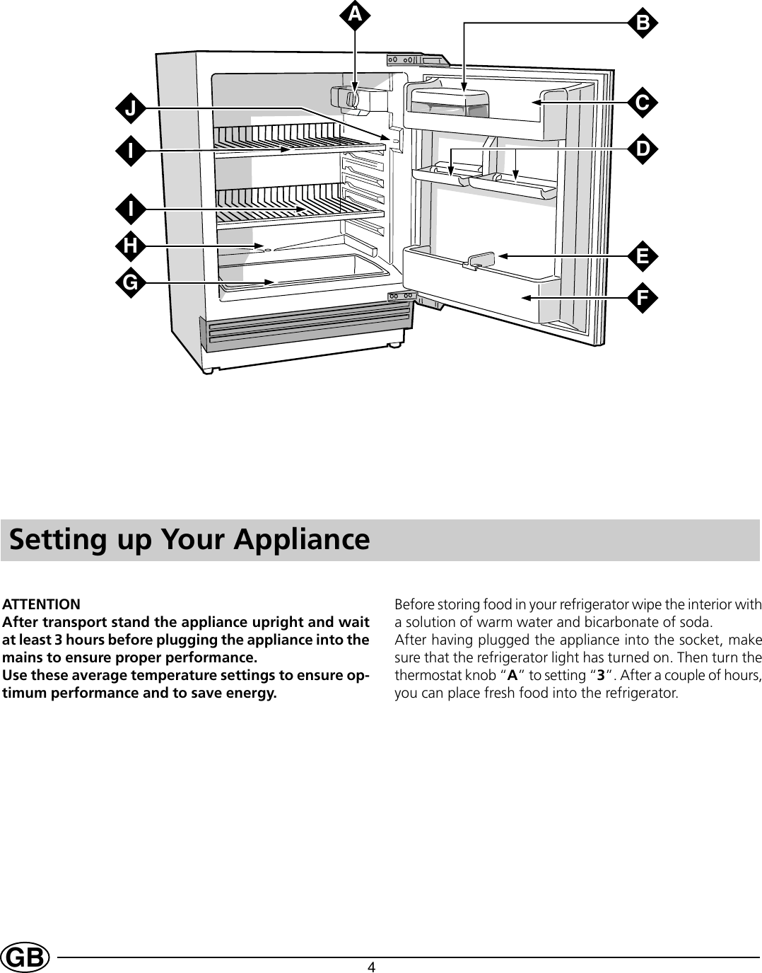 Page 6 of 12 - Indesit Indesit-Gse-160-Uk-Instructions-For-Installation-And-Use- 22634cop  Indesit-gse-160-uk-instructions-for-installation-and-use