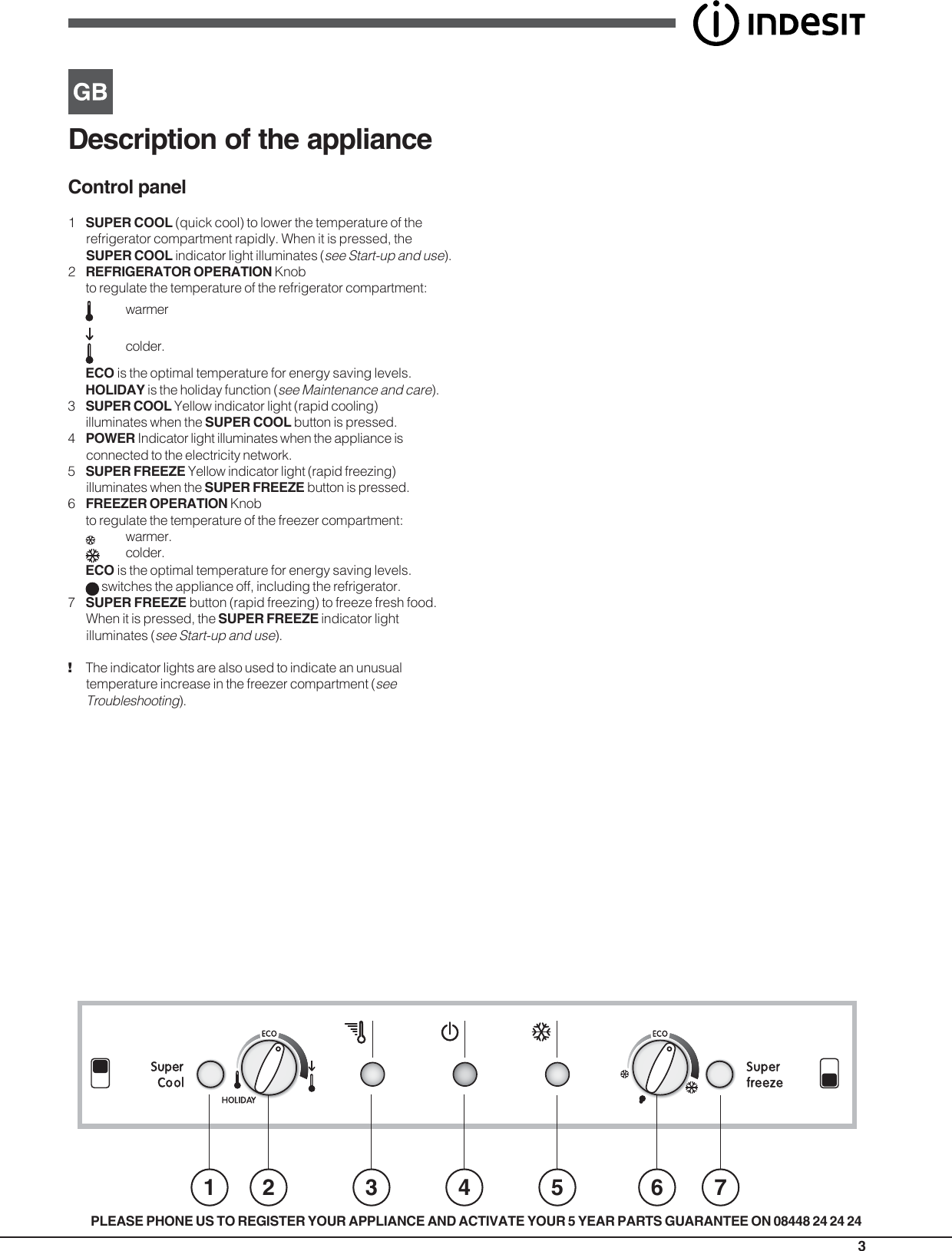 Page 3 of 12 - Indesit Indesit-Refrigerator-Ban-40-Users-Manual- 19508693000gb-tr  Indesit-refrigerator-ban-40-users-manual