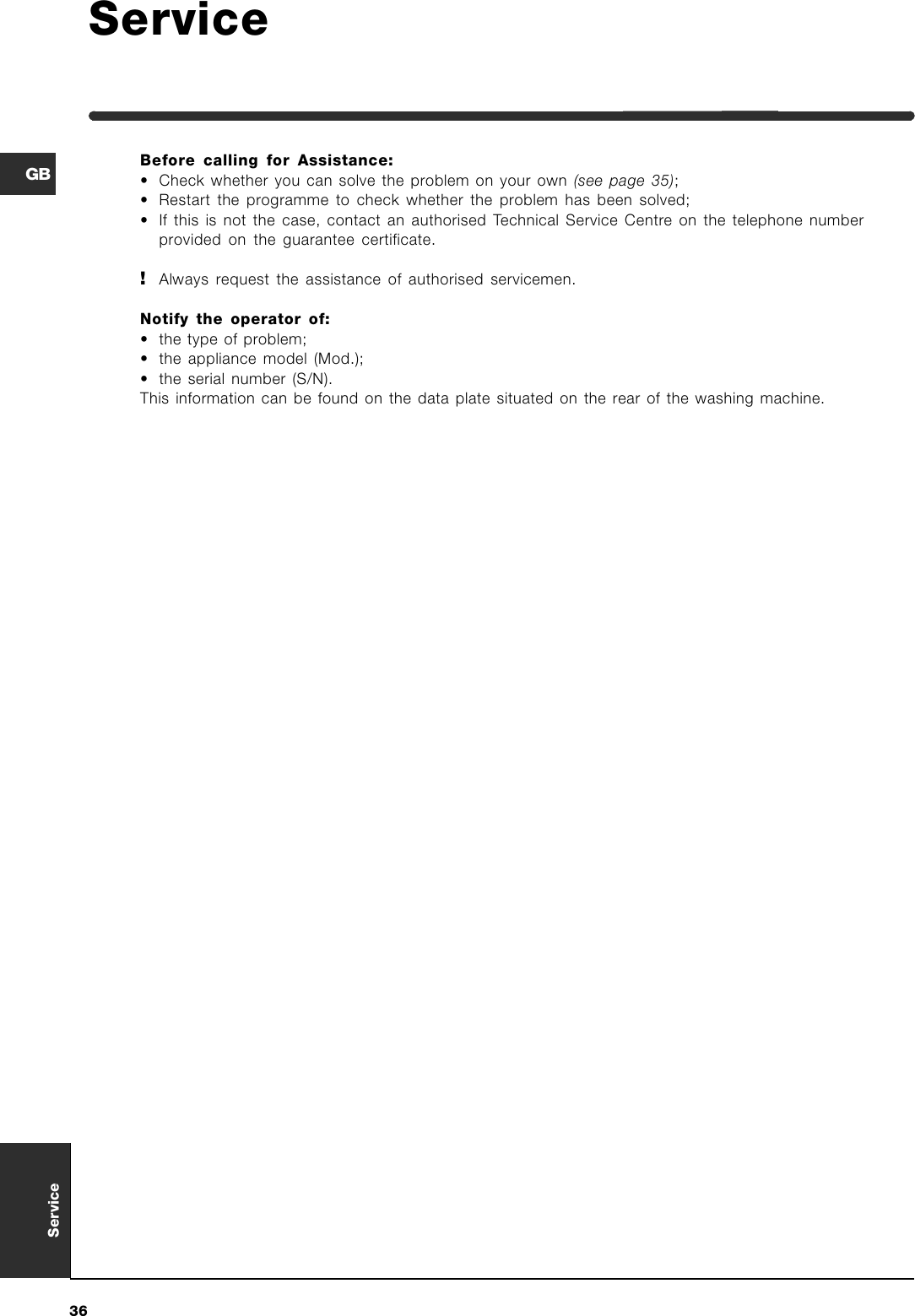 Page 12 of 12 - Indesit Indesit-Wil-85-Users-Manual- ManualsLib - Makes It Easy To Find Manuals Online!  Indesit-wil-85-users-manual