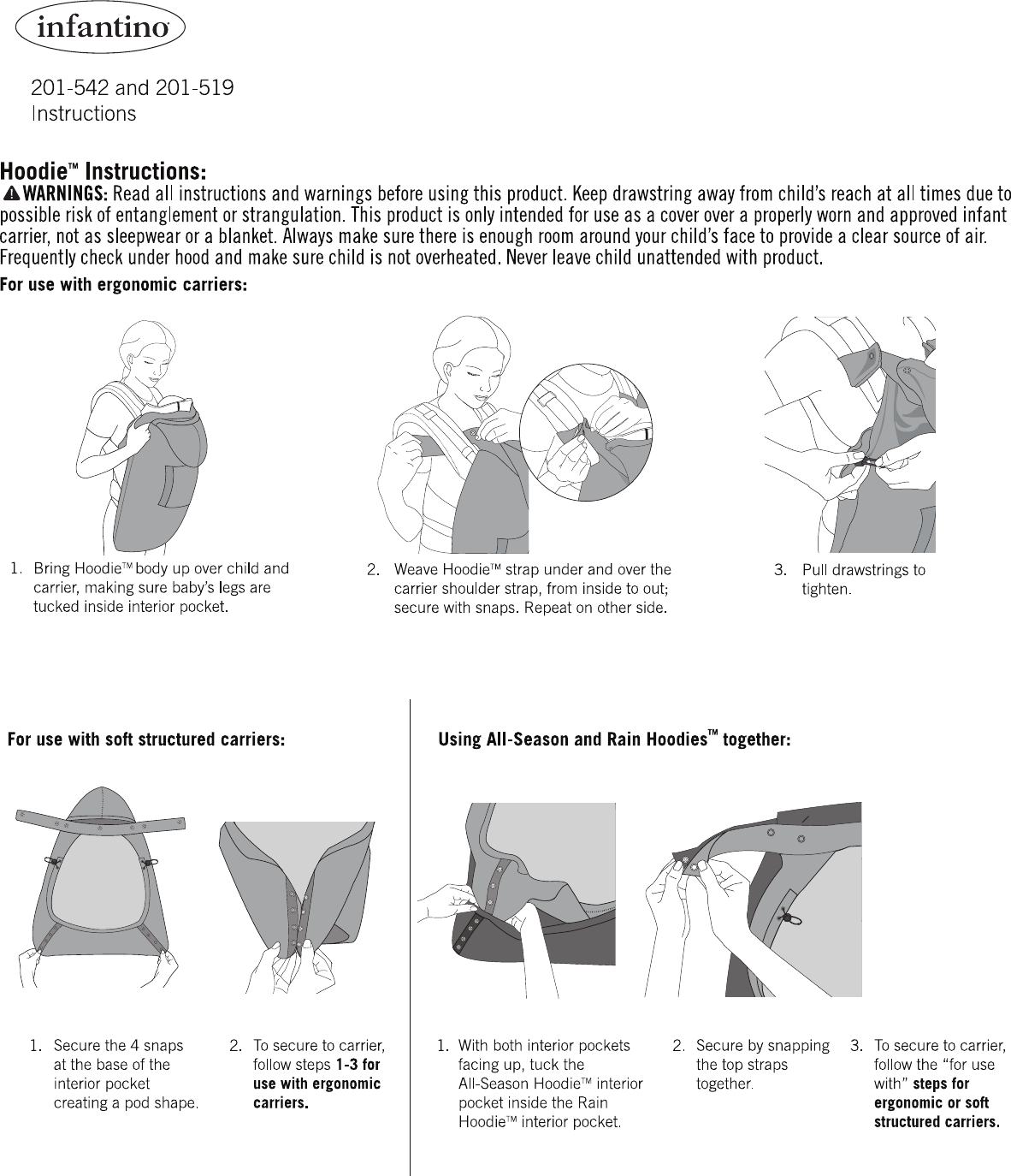 infantino 4 in 1 carrier instructions