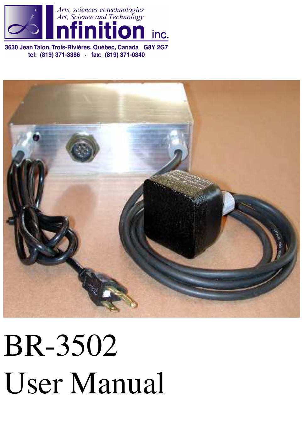 BR-3502User Manual