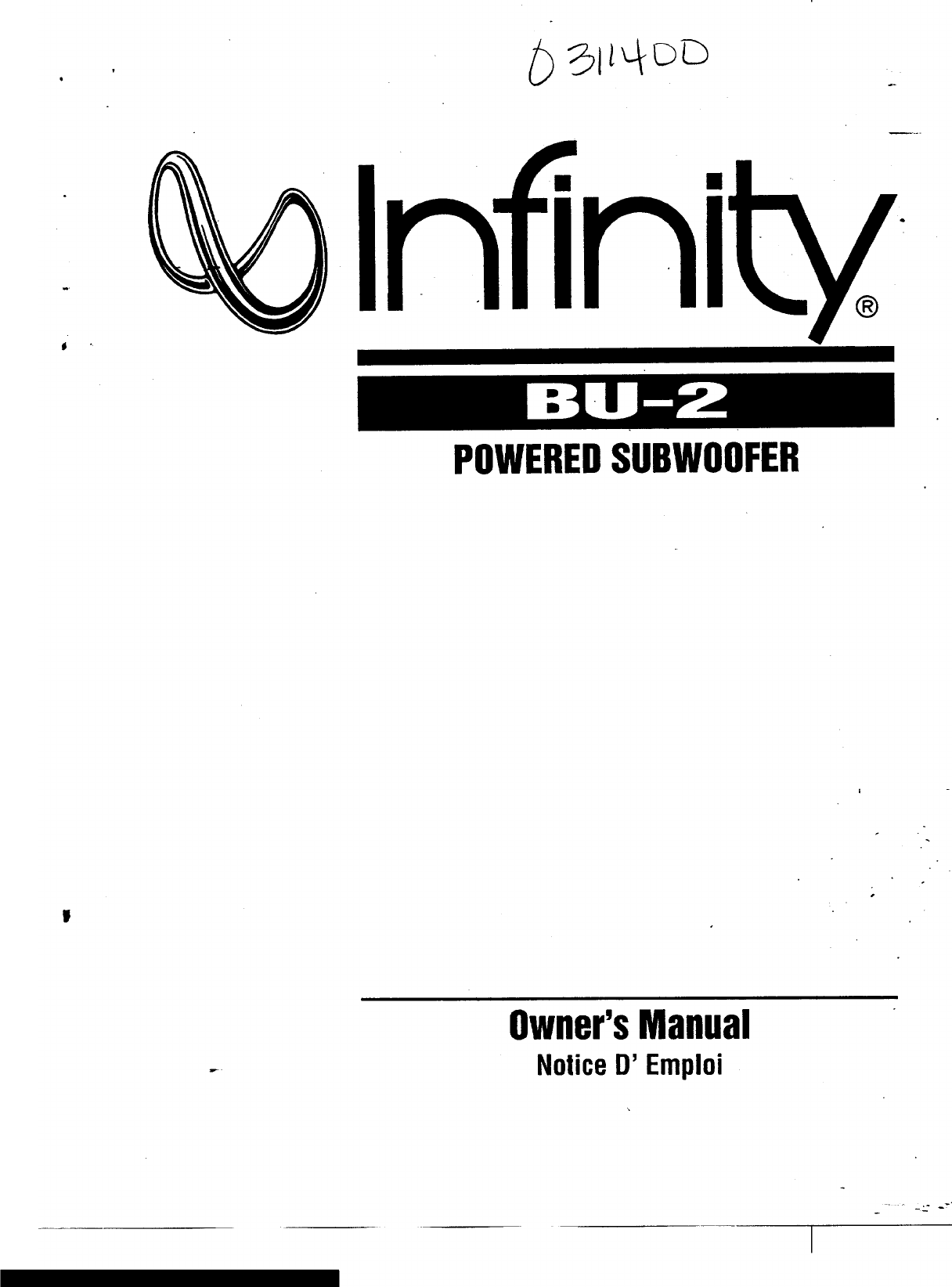 Page 1 of 12 - Infinity Infinity-Bu-2-Owners-Manual- ManualsLib - Makes It Easy To Find Manuals Online!  Infinity-bu-2-owners-manual
