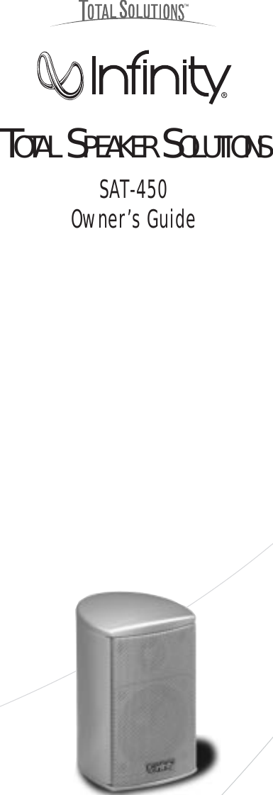Page 1 of 8 - Infinity Infinity-Sat-450-Om-Users-Manual- SAT-450 OM  Infinity-sat-450-om-users-manual