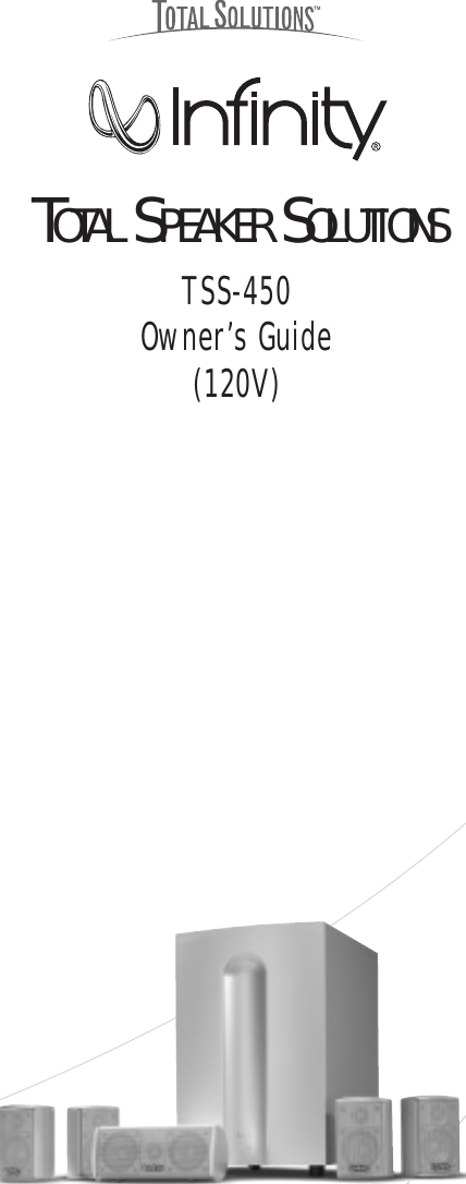 Page 1 of 12 - Infinity Infinity-Tss-450-Owners-Manual- ManualsLib - Makes It Easy To Find Manuals Online!  Infinity-tss-450-owners-manual