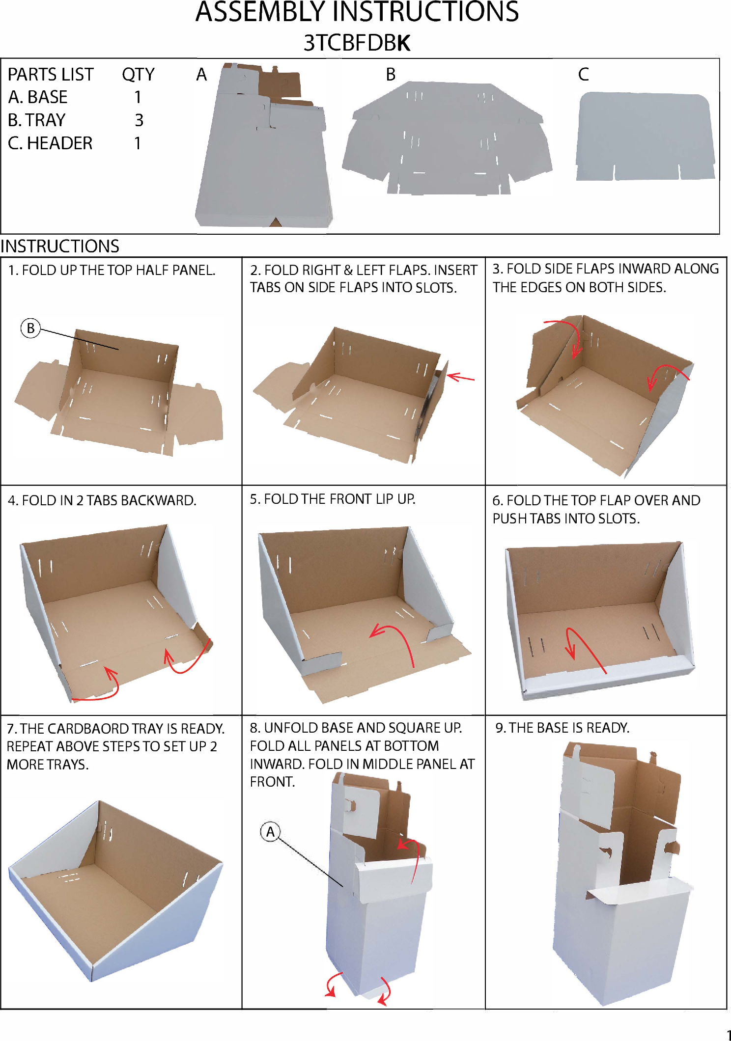 Info 3Tcbfdbk Instructions.V2 User Manual