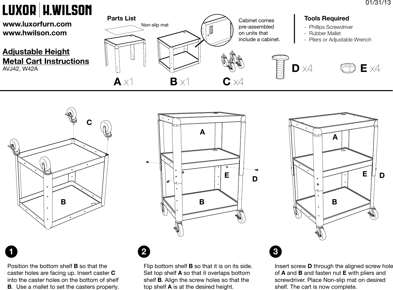 Page 1 of 2 - Lx42bl Instructions