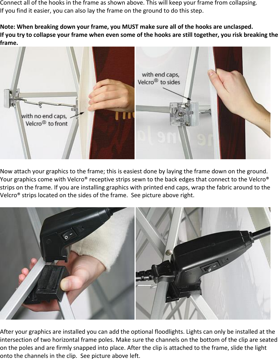 Page 2 of 3 - Popup Display Assembly Instructions