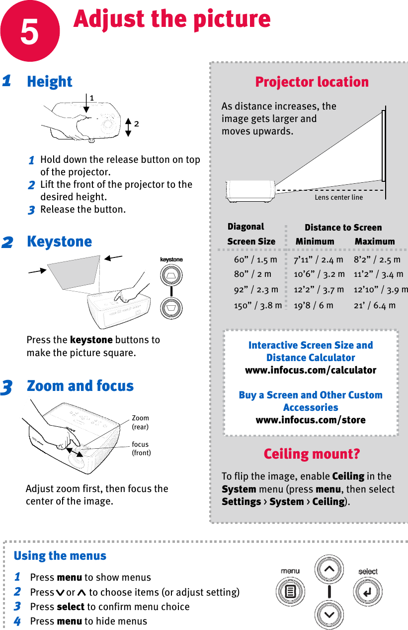 Page 5 of 8 - Infocus Infocus-In20-Series-Users-Manual-  1 Infocus-in20-series-users-manual