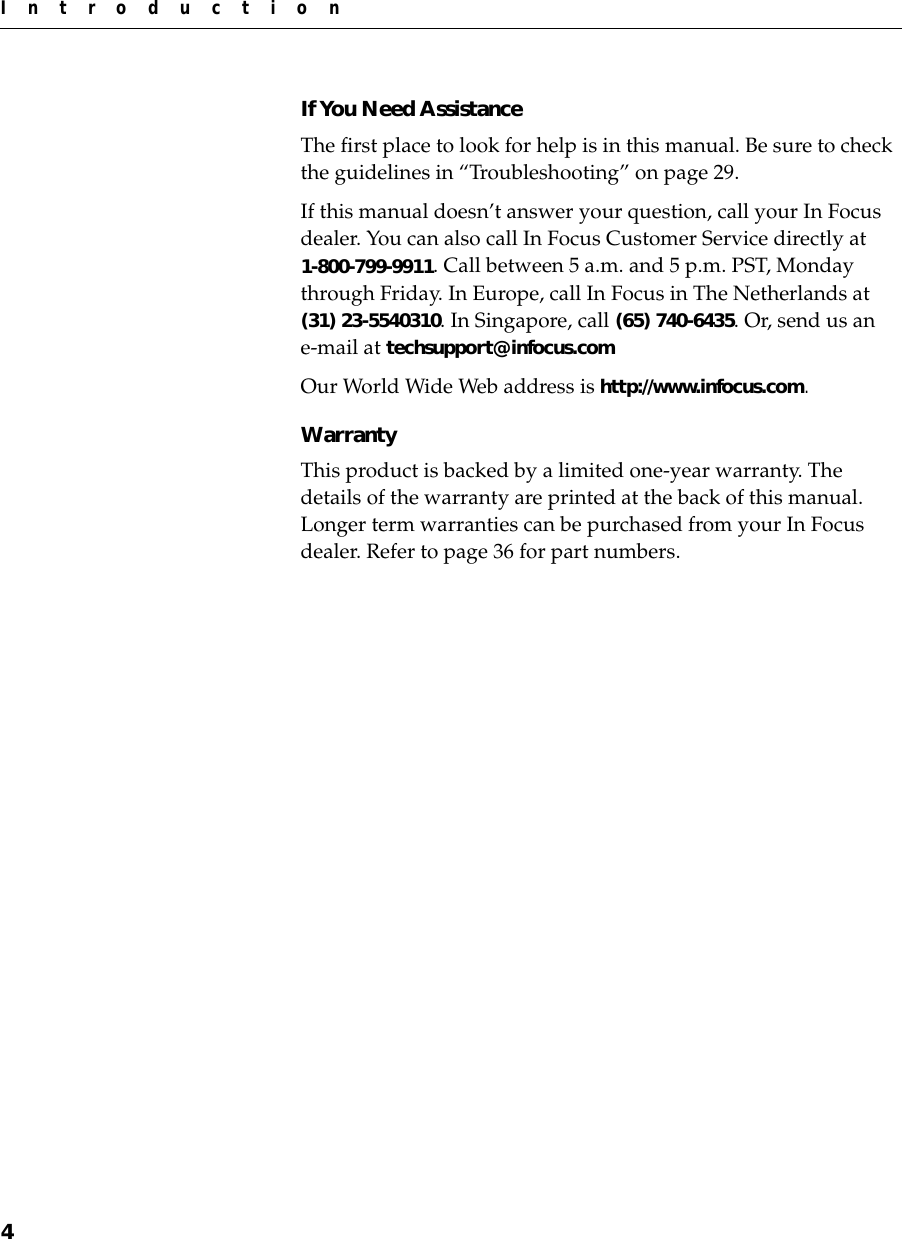 Page 4 of 4 - Infocus Infocus-Lp-420Tm-Users-Manual- Infocus-lp-420tm-users-manual