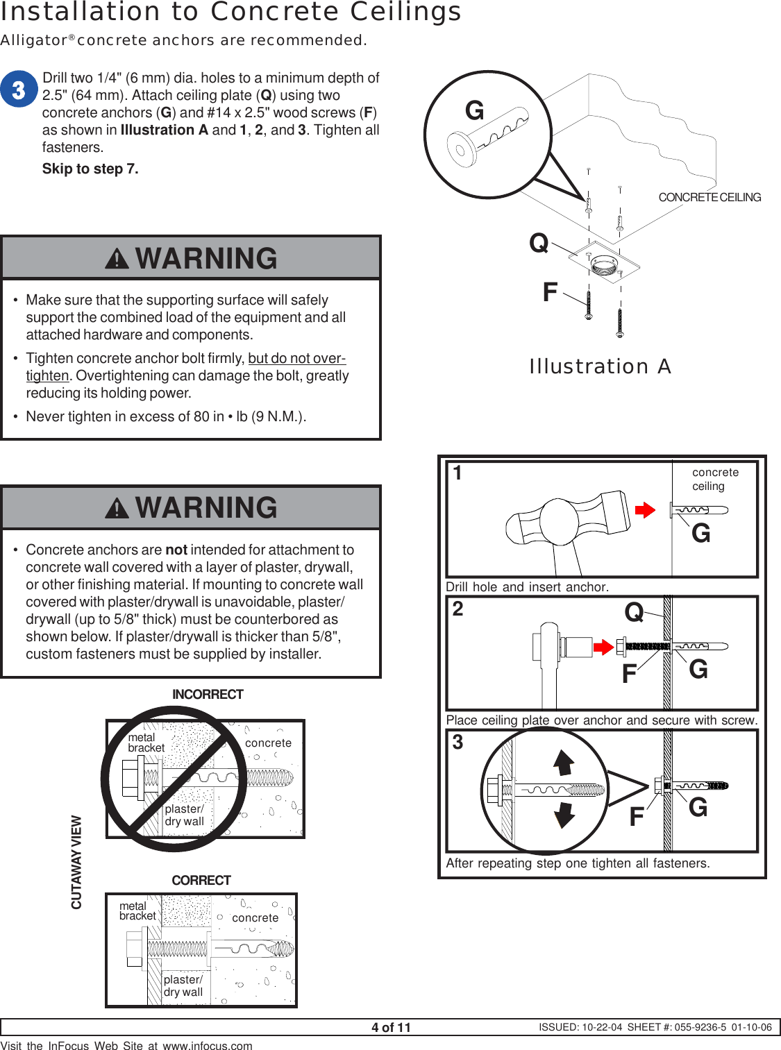 Infocus Sp Ceil Univ Users Manual 0559236 1