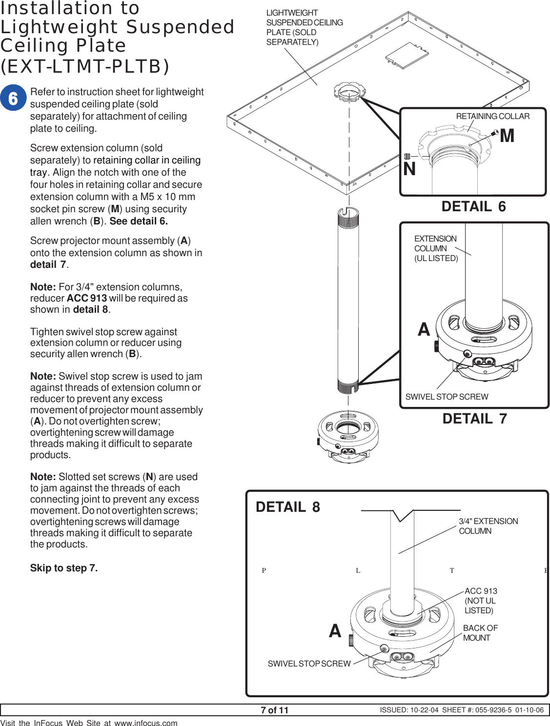 Infocus Sp Ceil Univ Users Manual 0559236 1