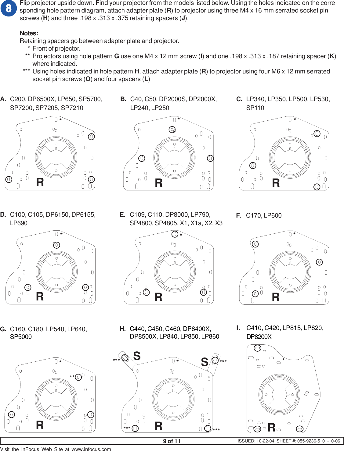 Infocus Sp Ceil Univ Users Manual 0559236 1