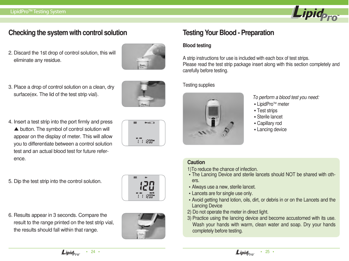 Page 13 of Infopia ILM-0001A-RF Lipid profile and glucose measuring system for self testing User Manual Manua  Cover