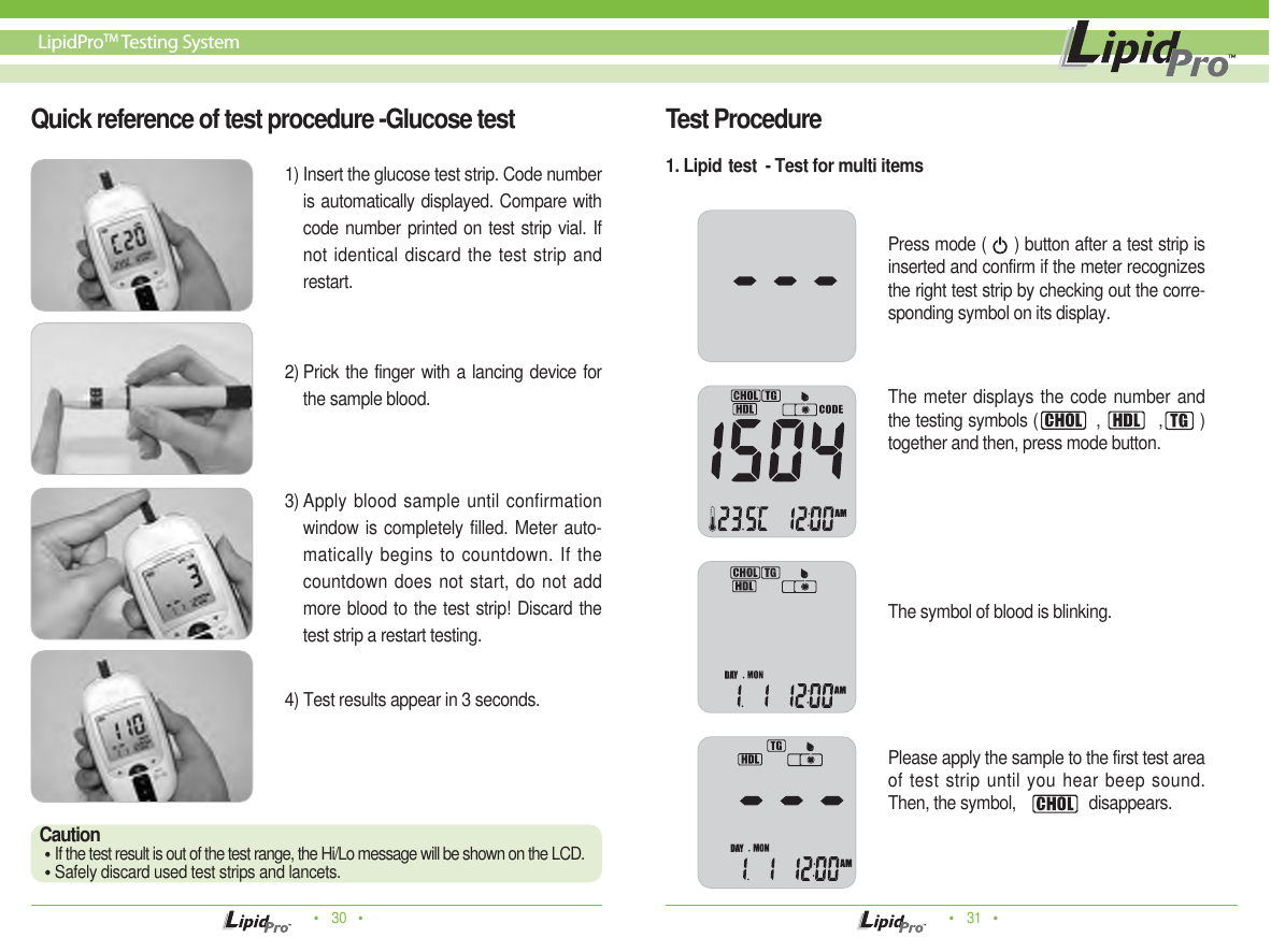 Page 16 of Infopia ILM-0001A-RF Lipid profile and glucose measuring system for self testing User Manual Manua  Cover